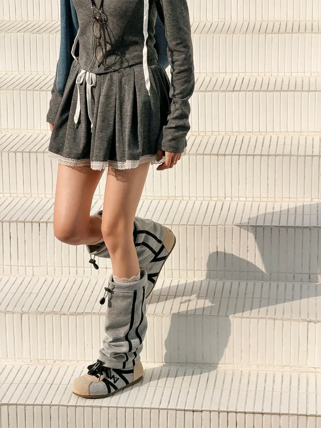 GSL | Flat Sole Tall Slouchy Boots