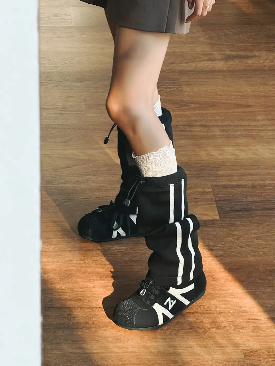 GSL | Flat Sole Tall Slouchy Boots