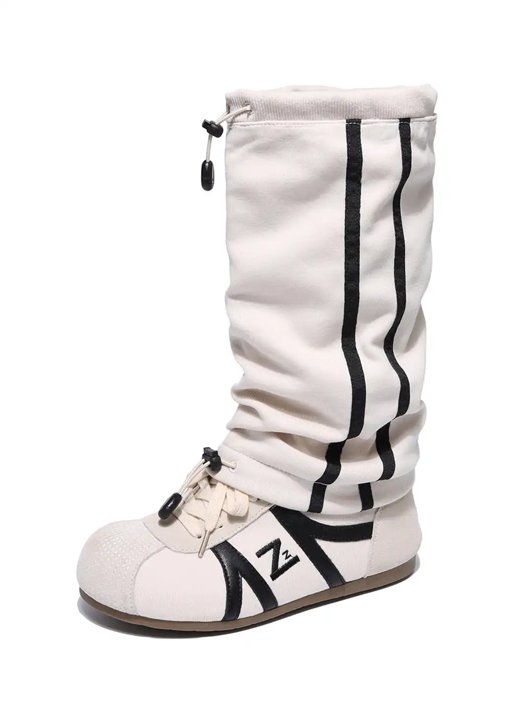 GSL | Flat Sole Tall Slouchy Boots