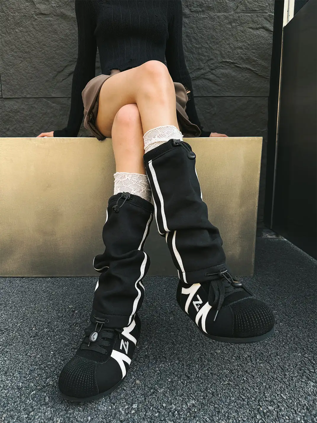 GSL | Flat Sole Tall Slouchy Boots