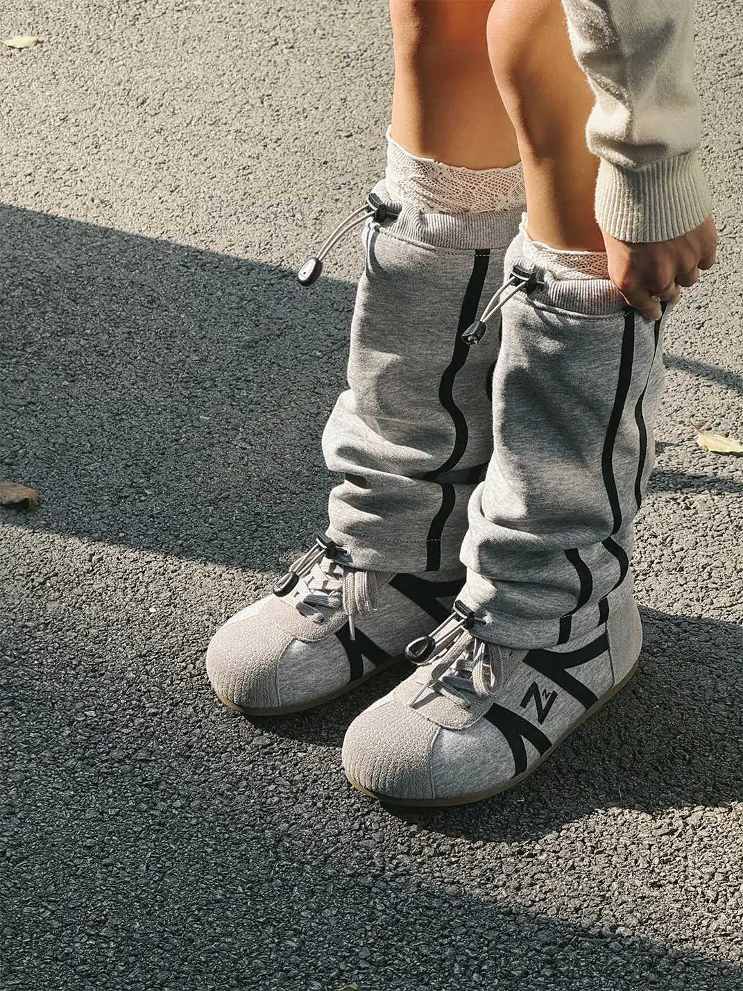 GSL | Flat Sole Tall Slouchy Boots