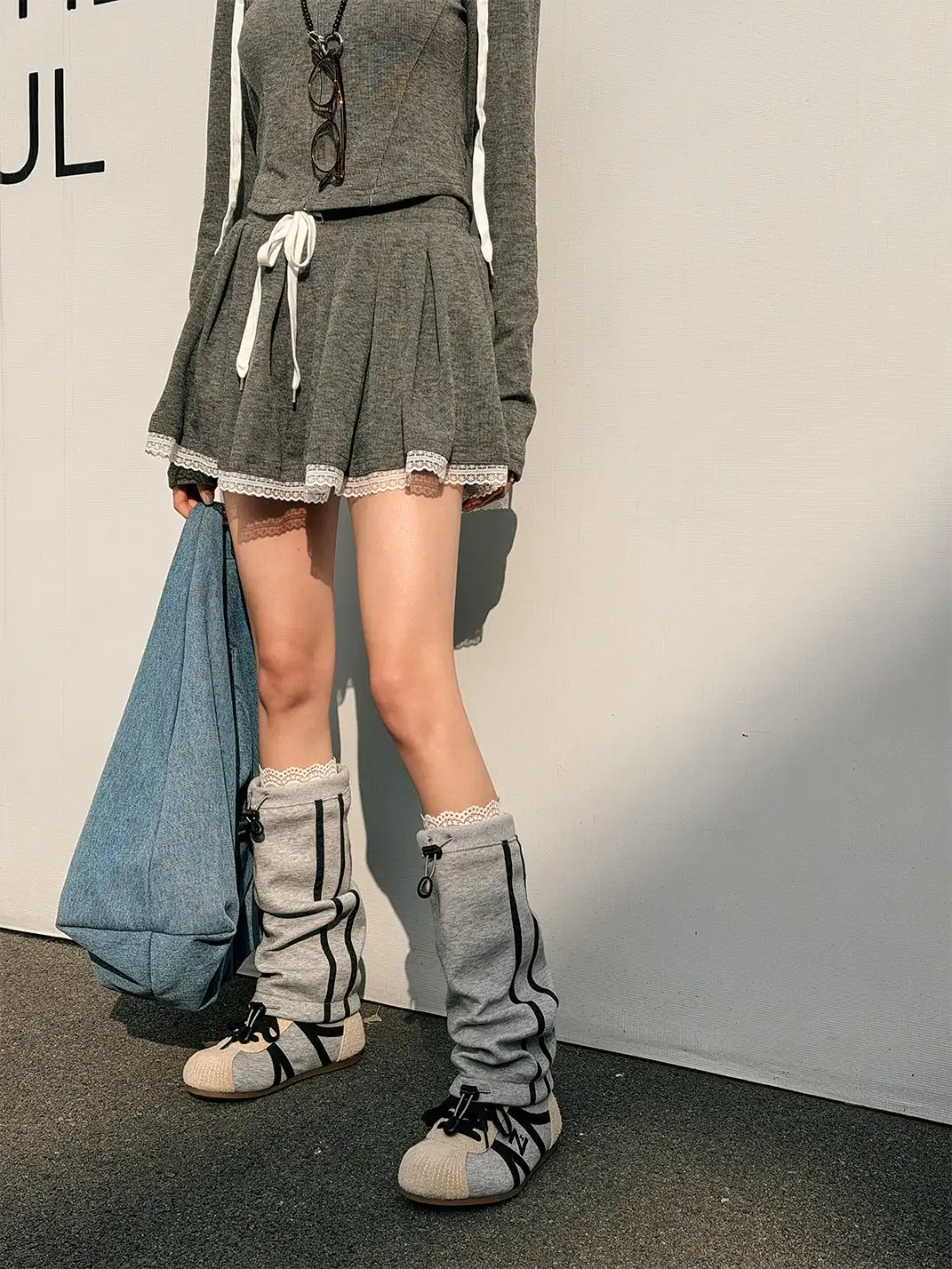GSL | Flat Sole Tall Slouchy Boots