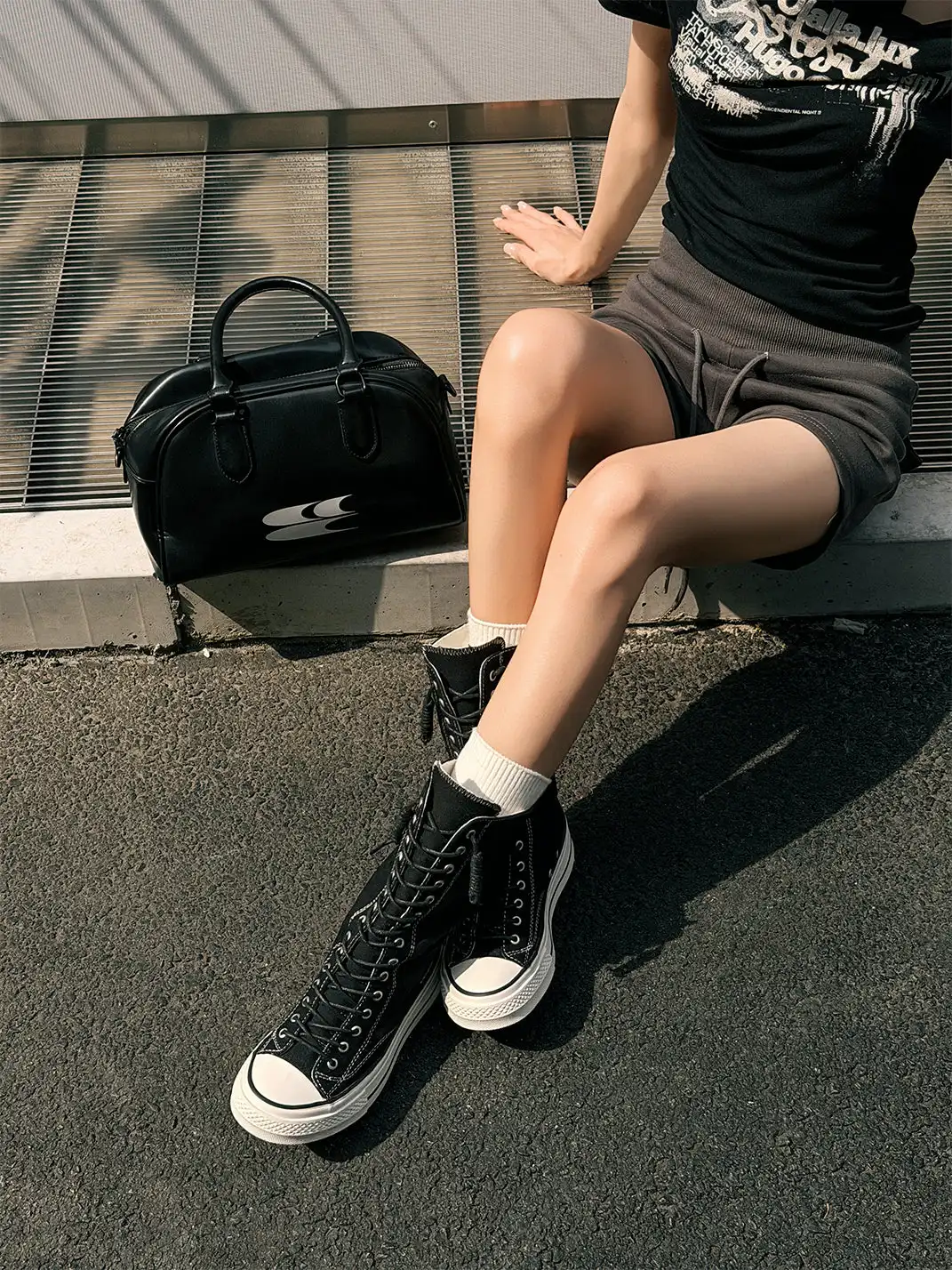 GSL | Platform High-Top Canvas Boots