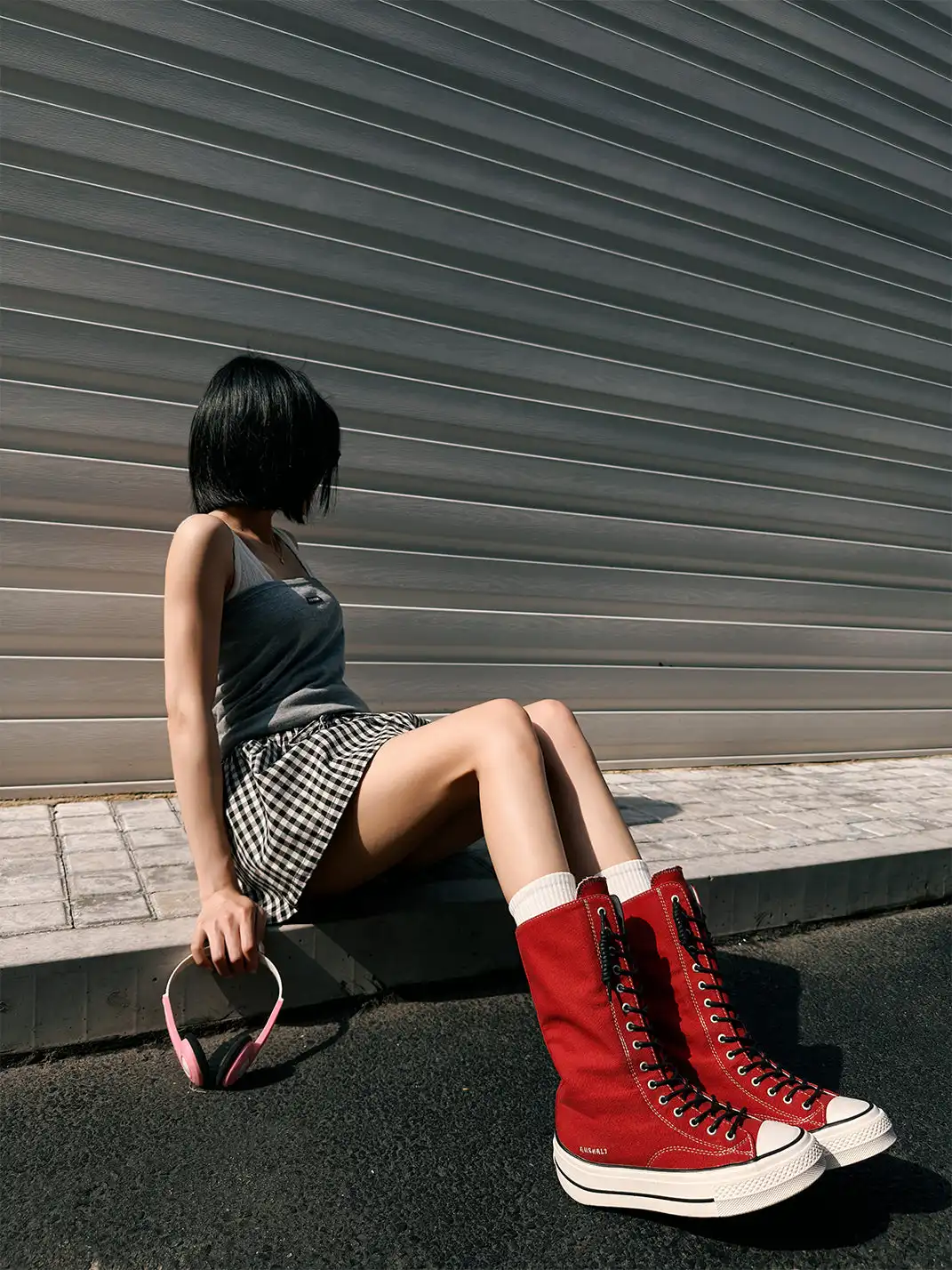 GSL | Platform High-Top Canvas Boots