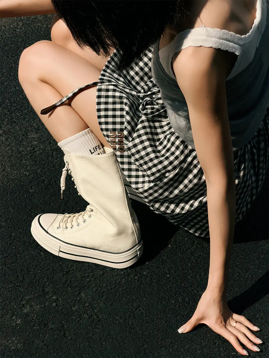 GSL | Platform High-Top Canvas Boots