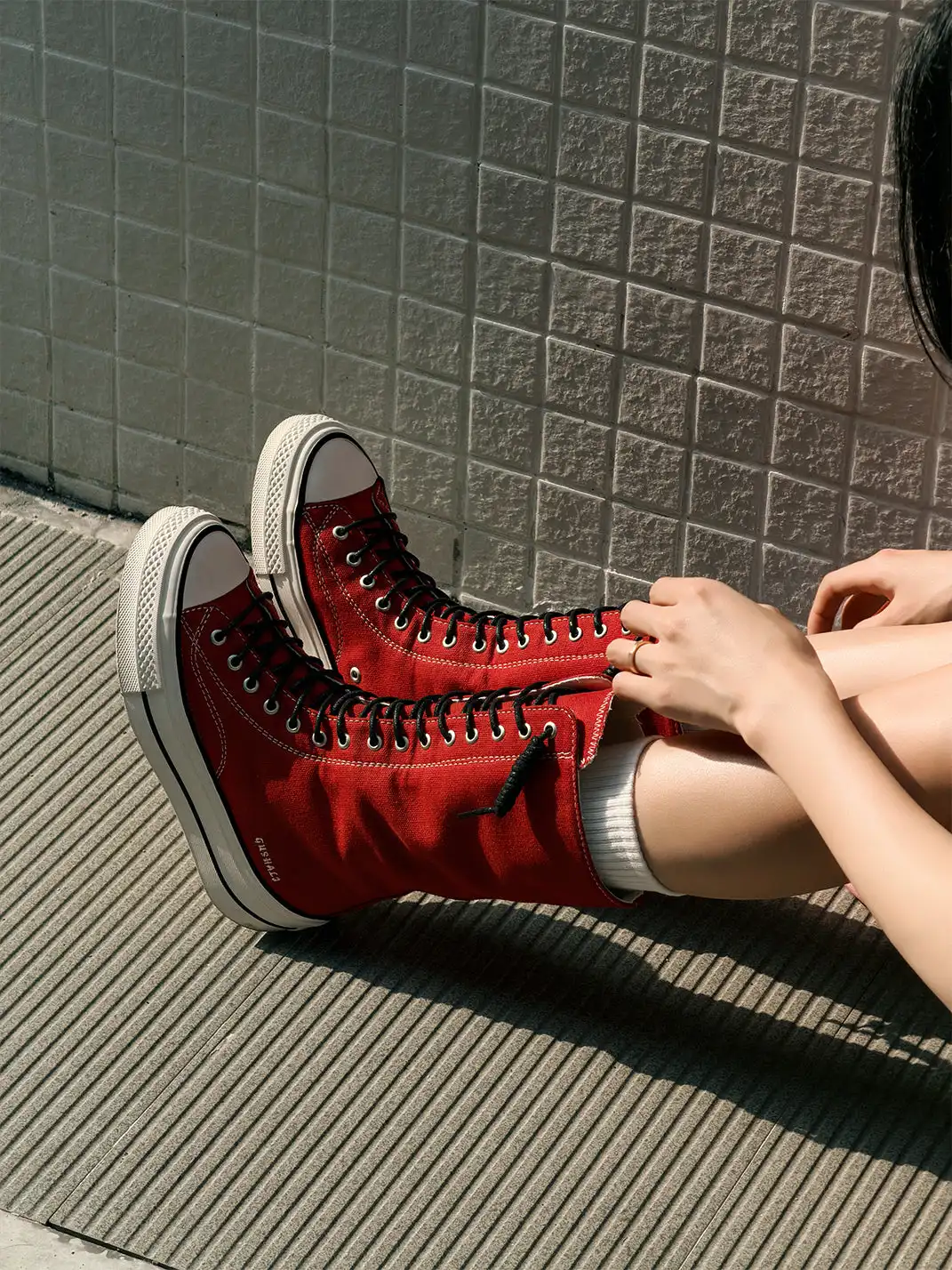 GSL | Platform High-Top Canvas Boots