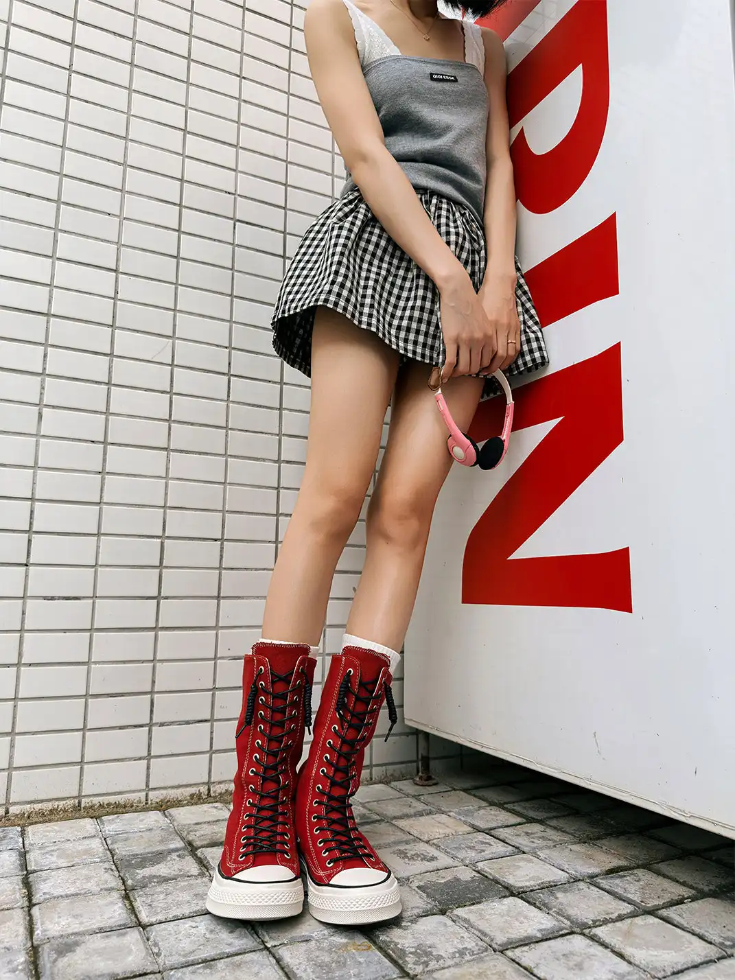 GSL | Platform High-Top Canvas Boots