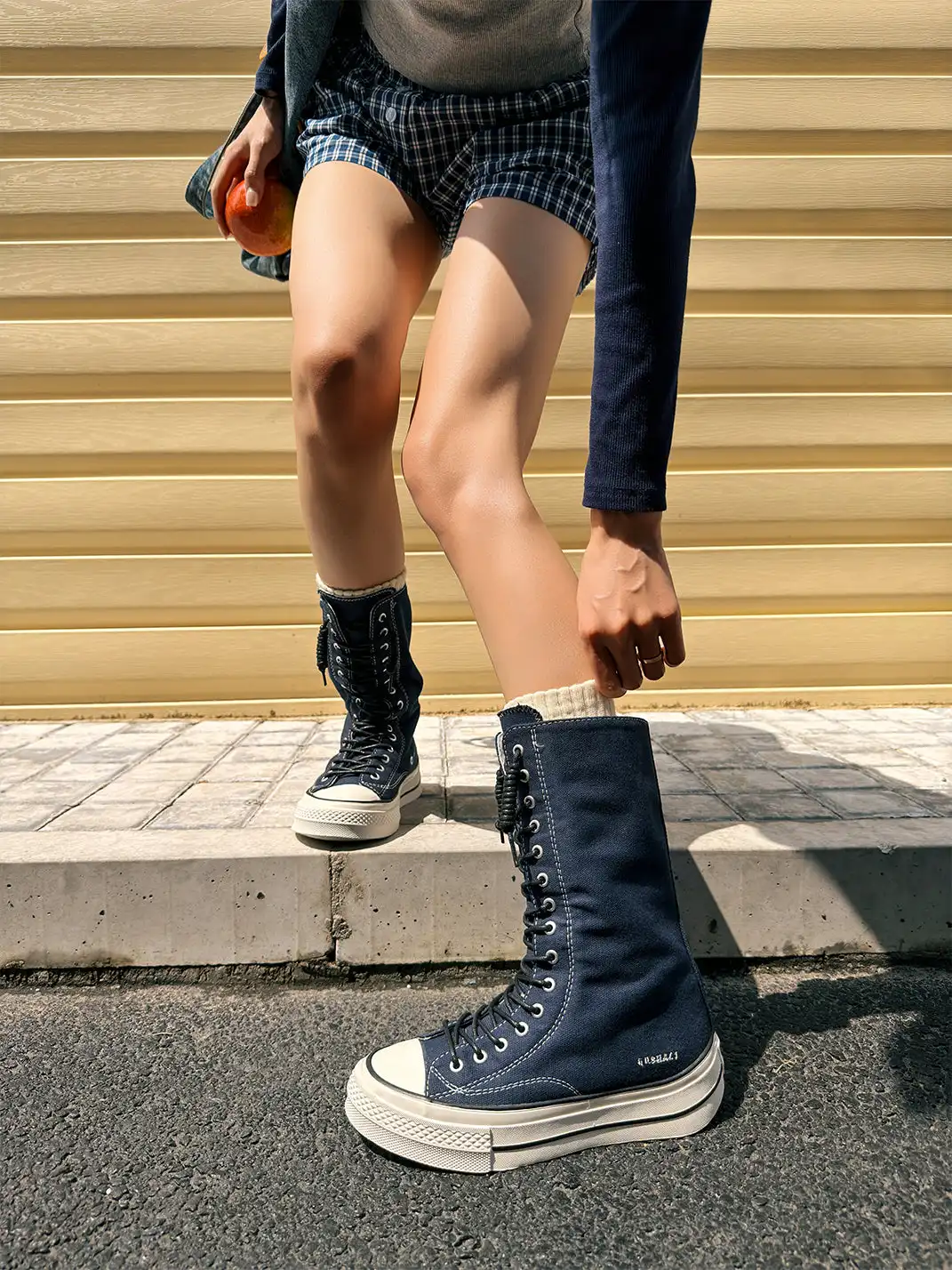 GSL | Platform High-Top Canvas Boots