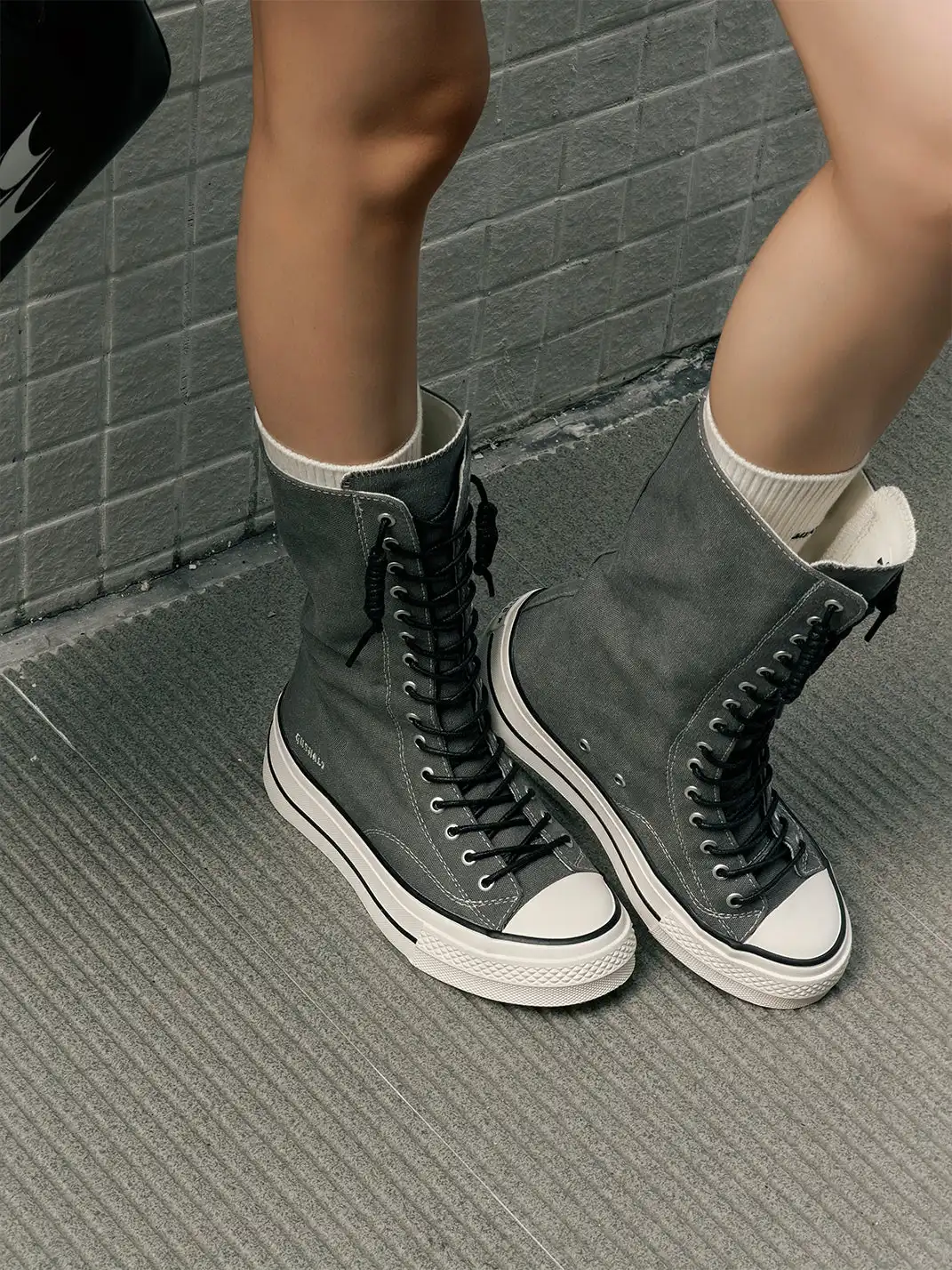 GSL | Platform High-Top Canvas Boots