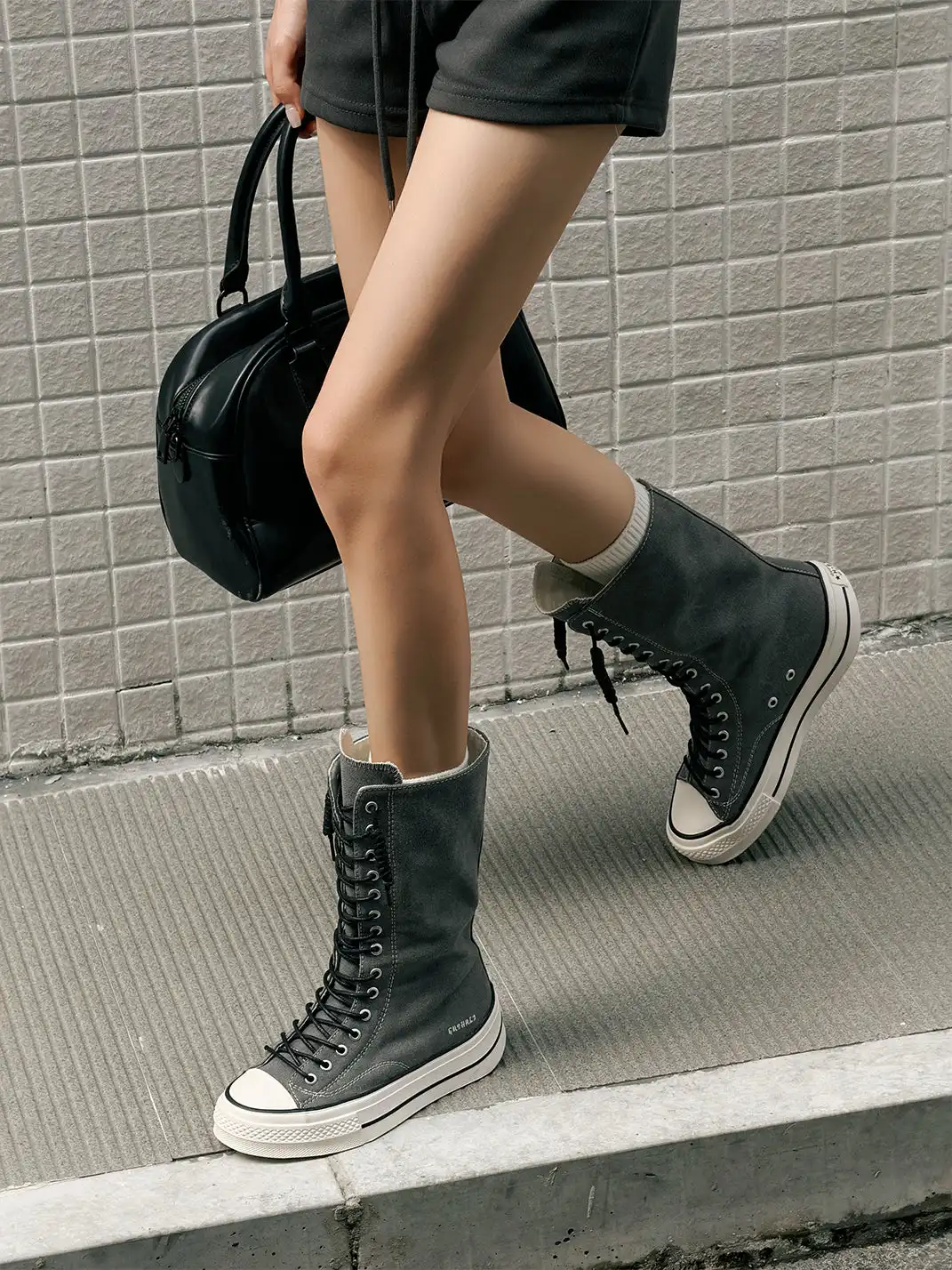 GSL | Platform High-Top Canvas Boots
