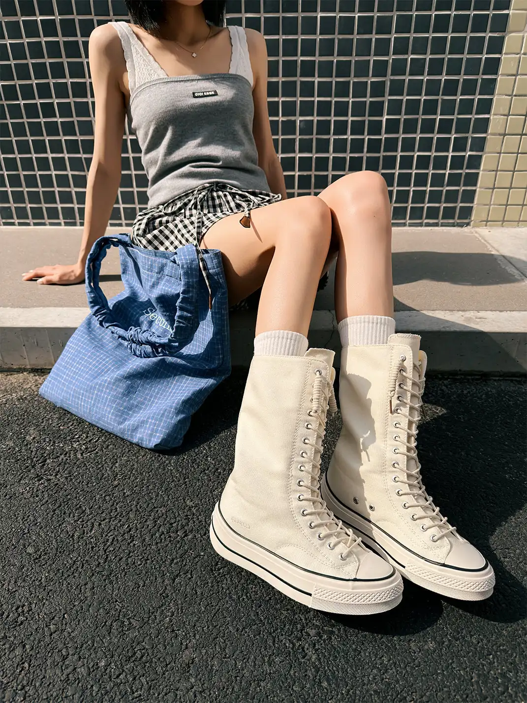 GSL | Platform High-Top Canvas Boots