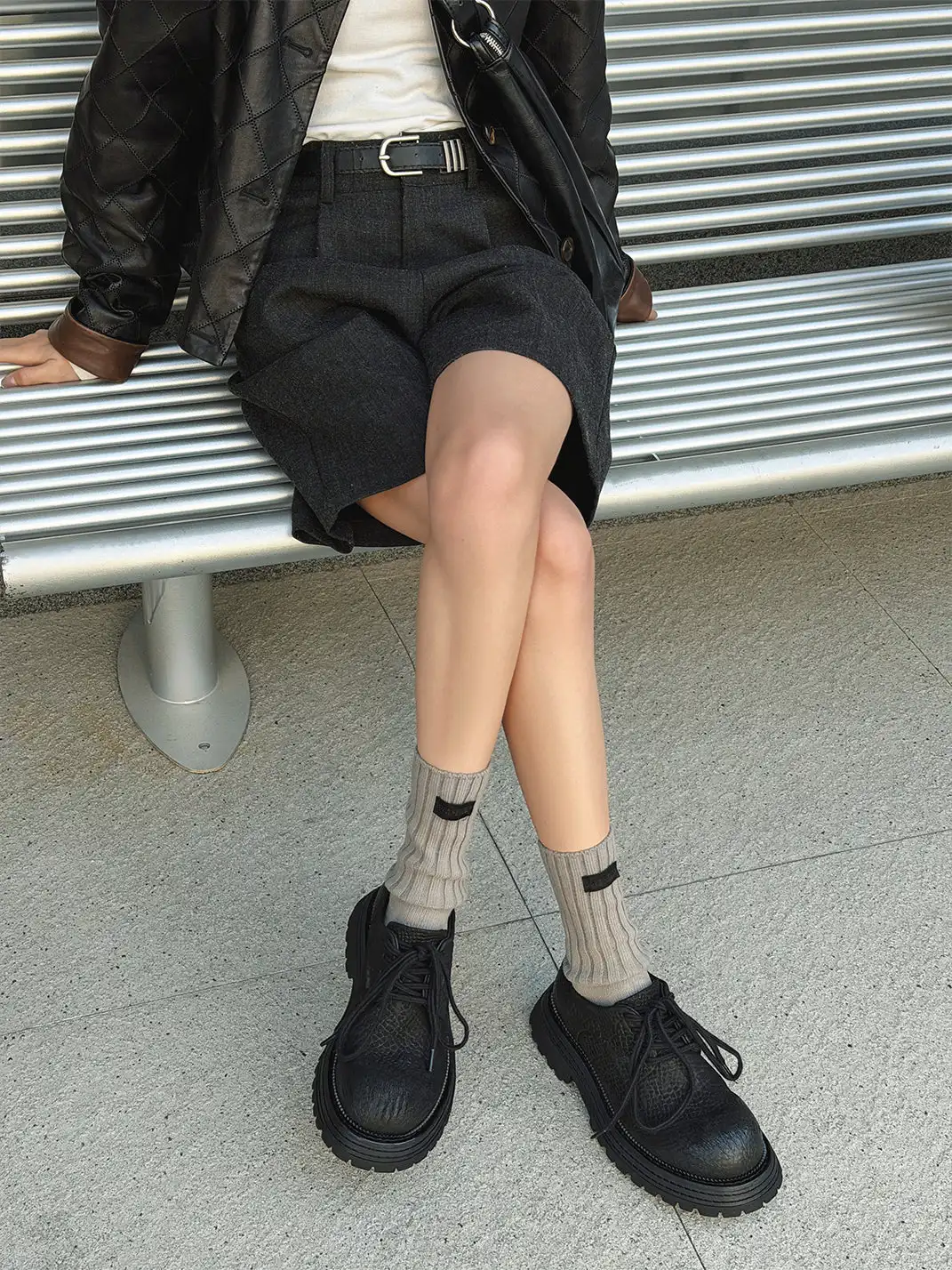GSL | Lace-up Genuine Leather Loafers