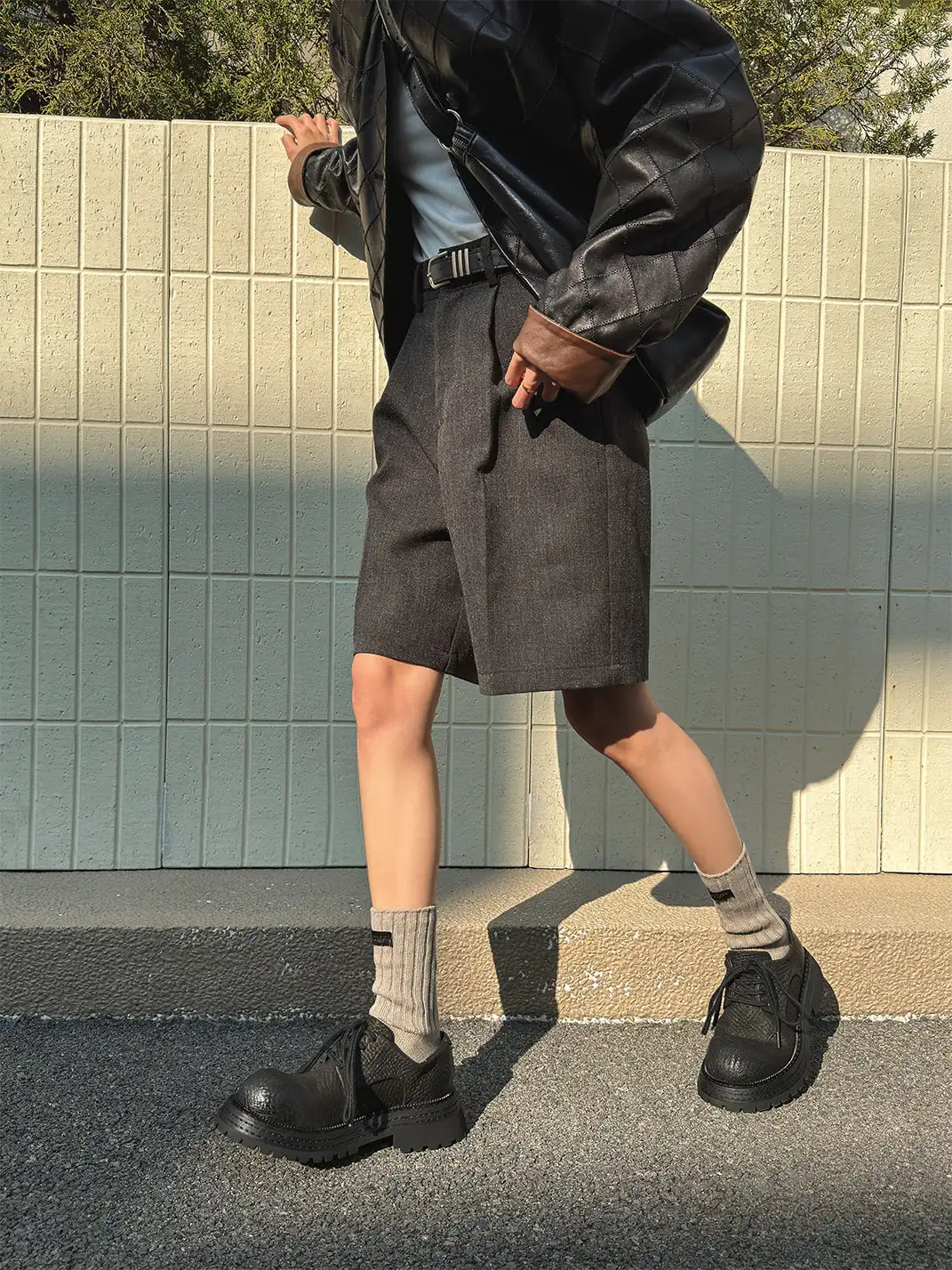 GSL | Lace-up Genuine Leather Loafers