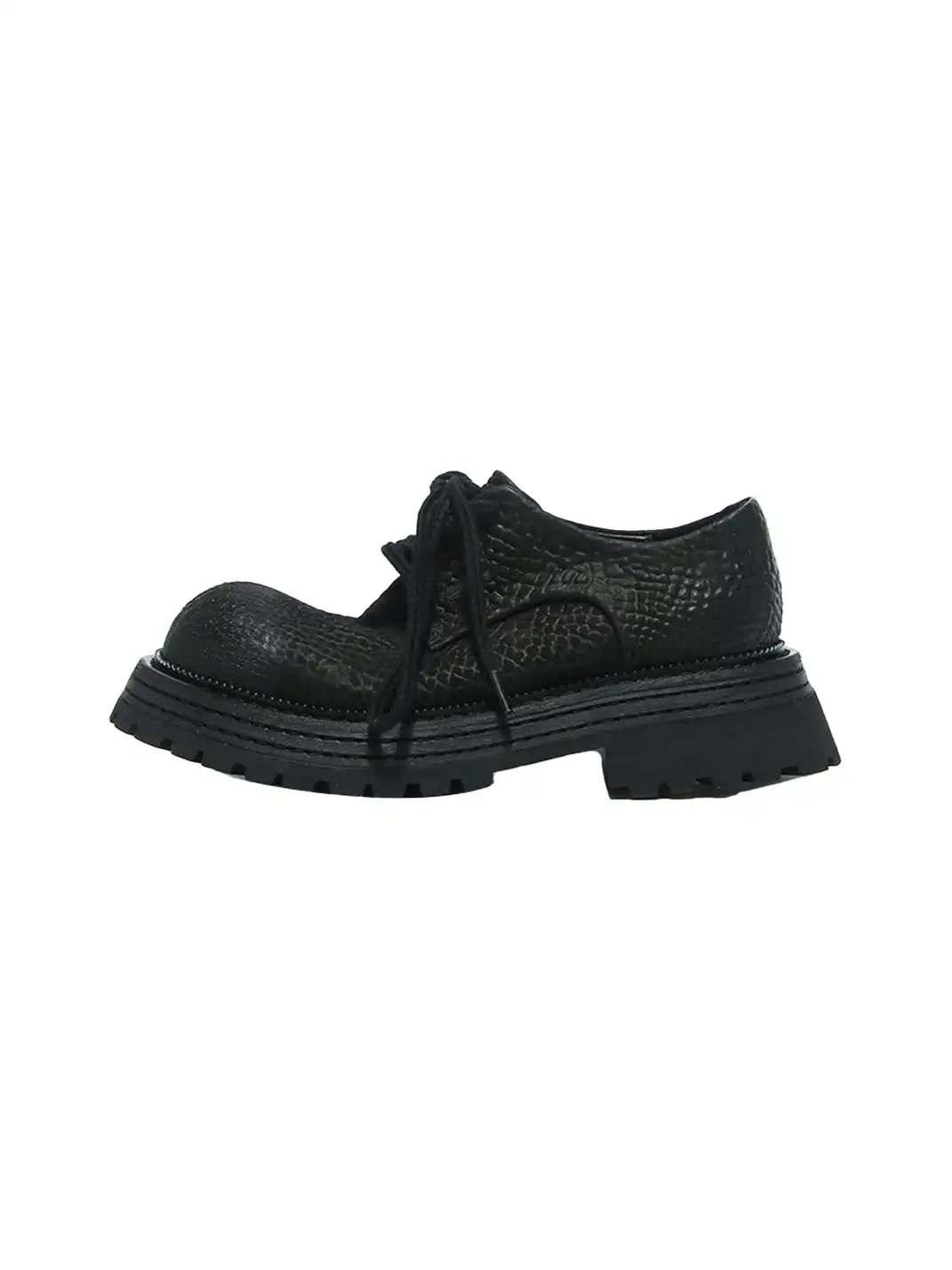 GSL | Lace-up Genuine Leather Loafers