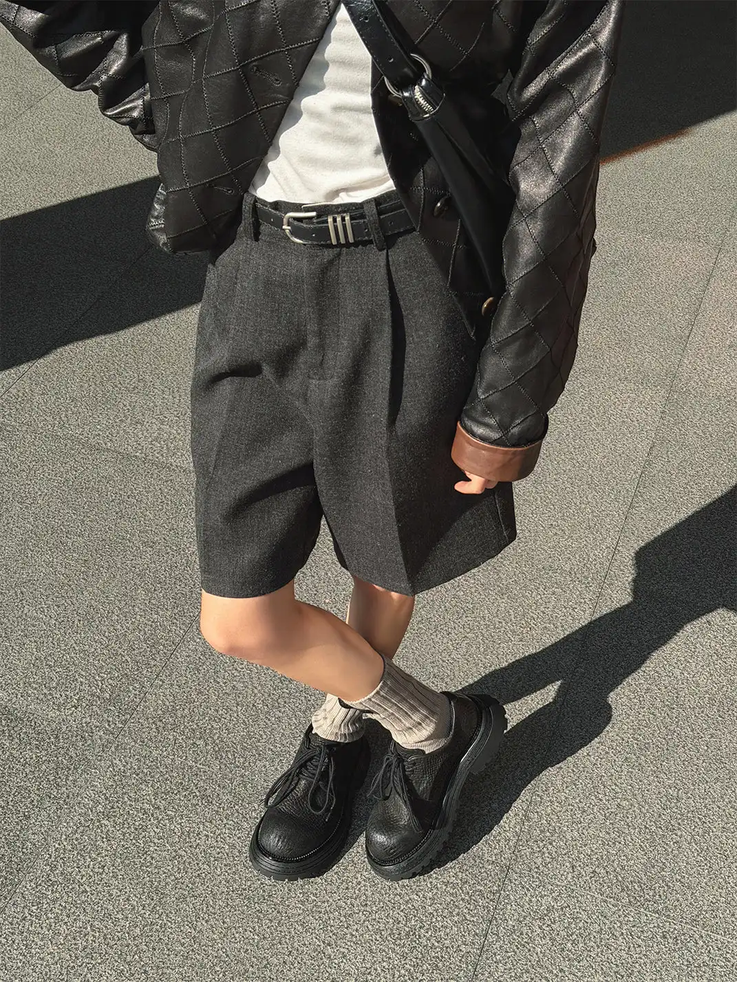 GSL | Lace-up Genuine Leather Loafers