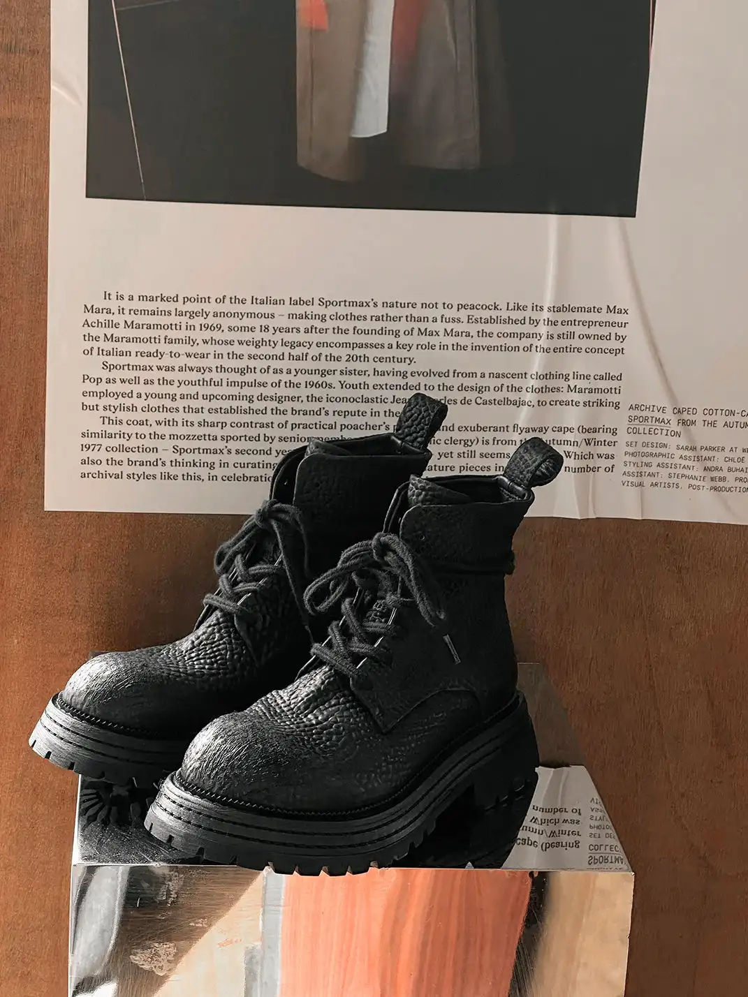 GSL | Top Layer Horsehide Platform Martin Boots