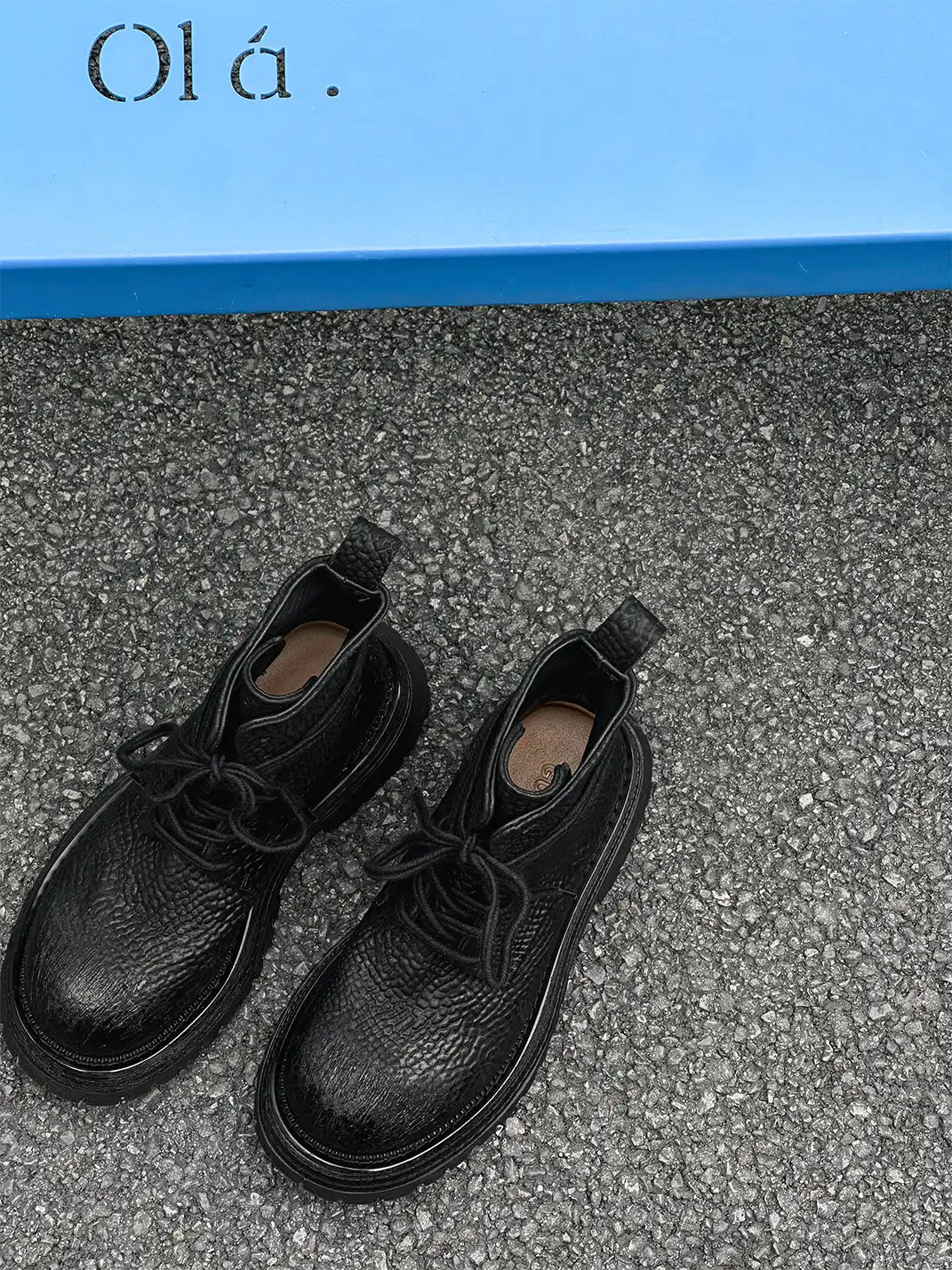 GSL | Top Layer Horsehide Platform Martin Boots