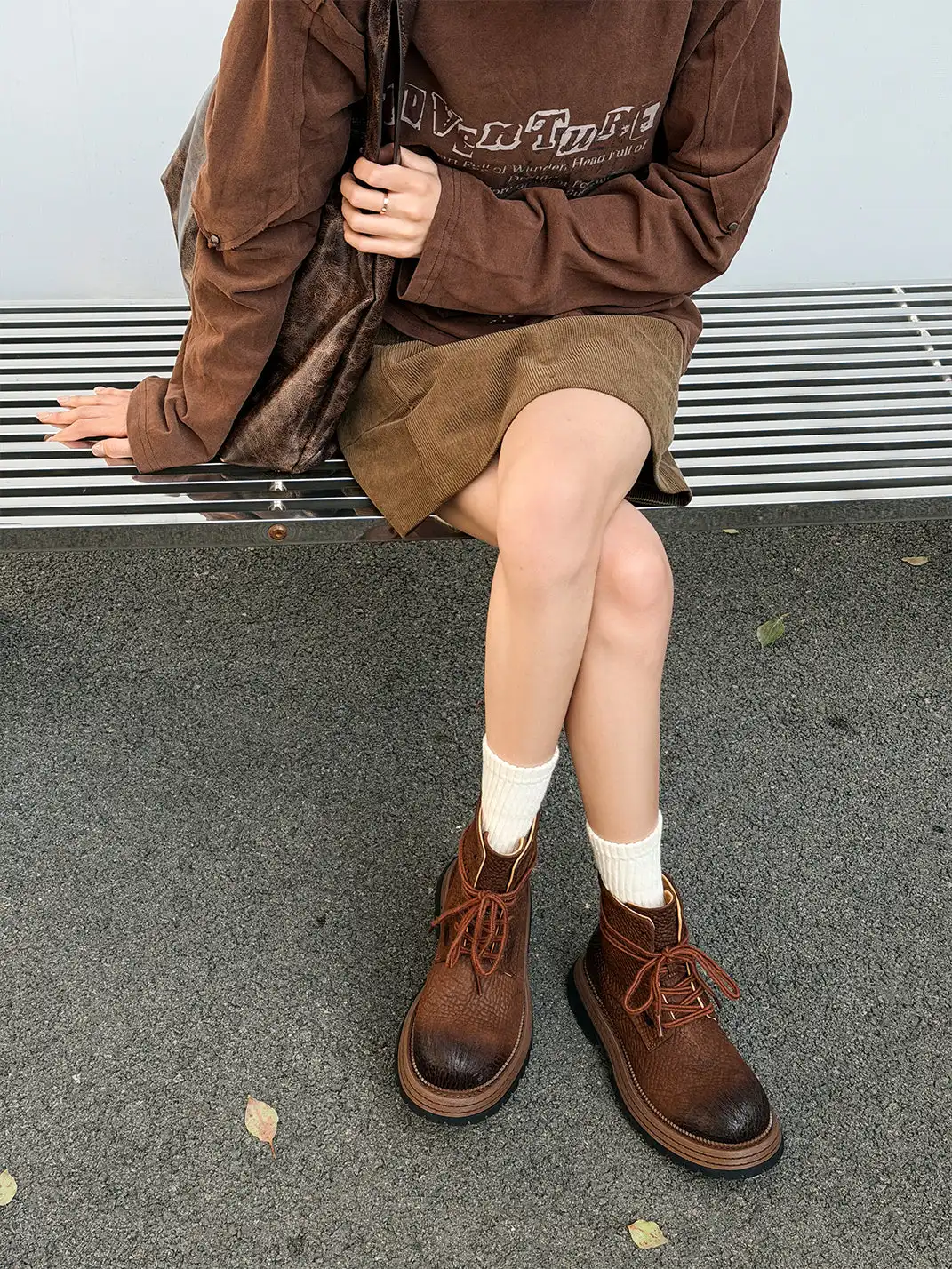 GSL | Top Layer Horsehide Platform Martin Boots