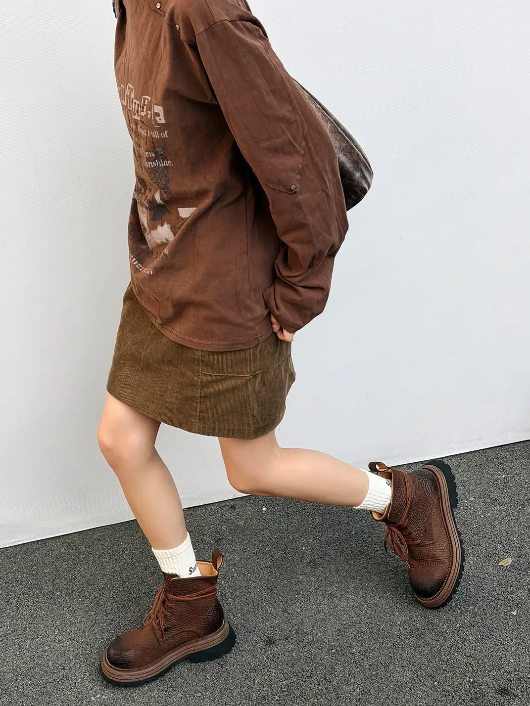 GSL | Top Layer Horsehide Platform Martin Boots