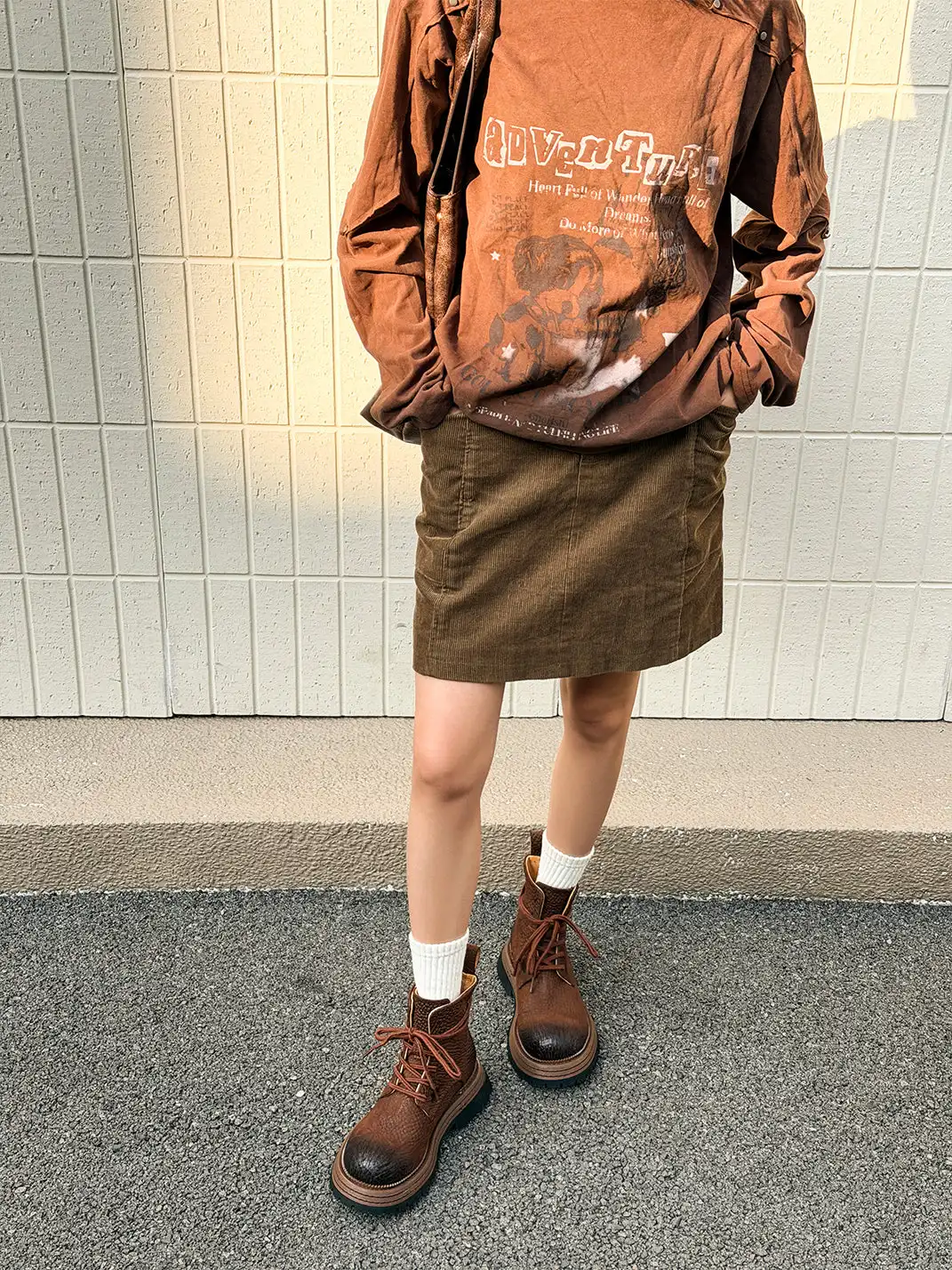 GSL | Top Layer Horsehide Platform Martin Boots