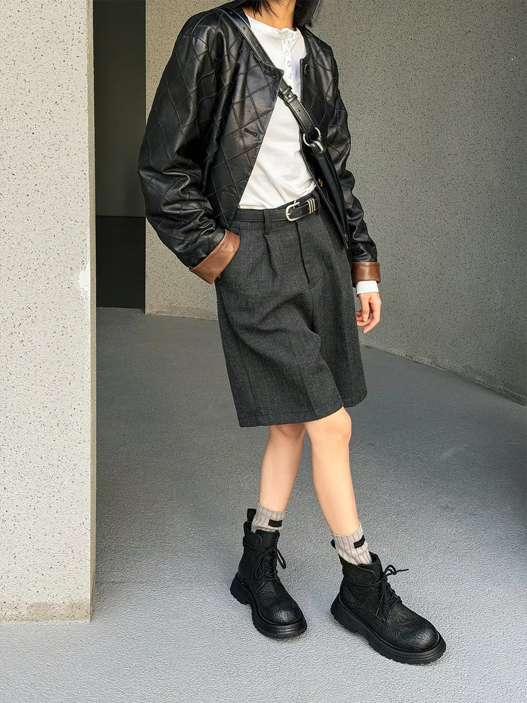 GSL | Top Layer Horsehide Platform Martin Boots
