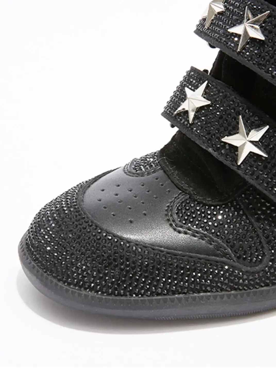 DETW | Sparkling Rhinestone High-Top Wedge Heels