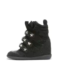 DETW | Sparkling Rhinestone High-Top Wedge Heels