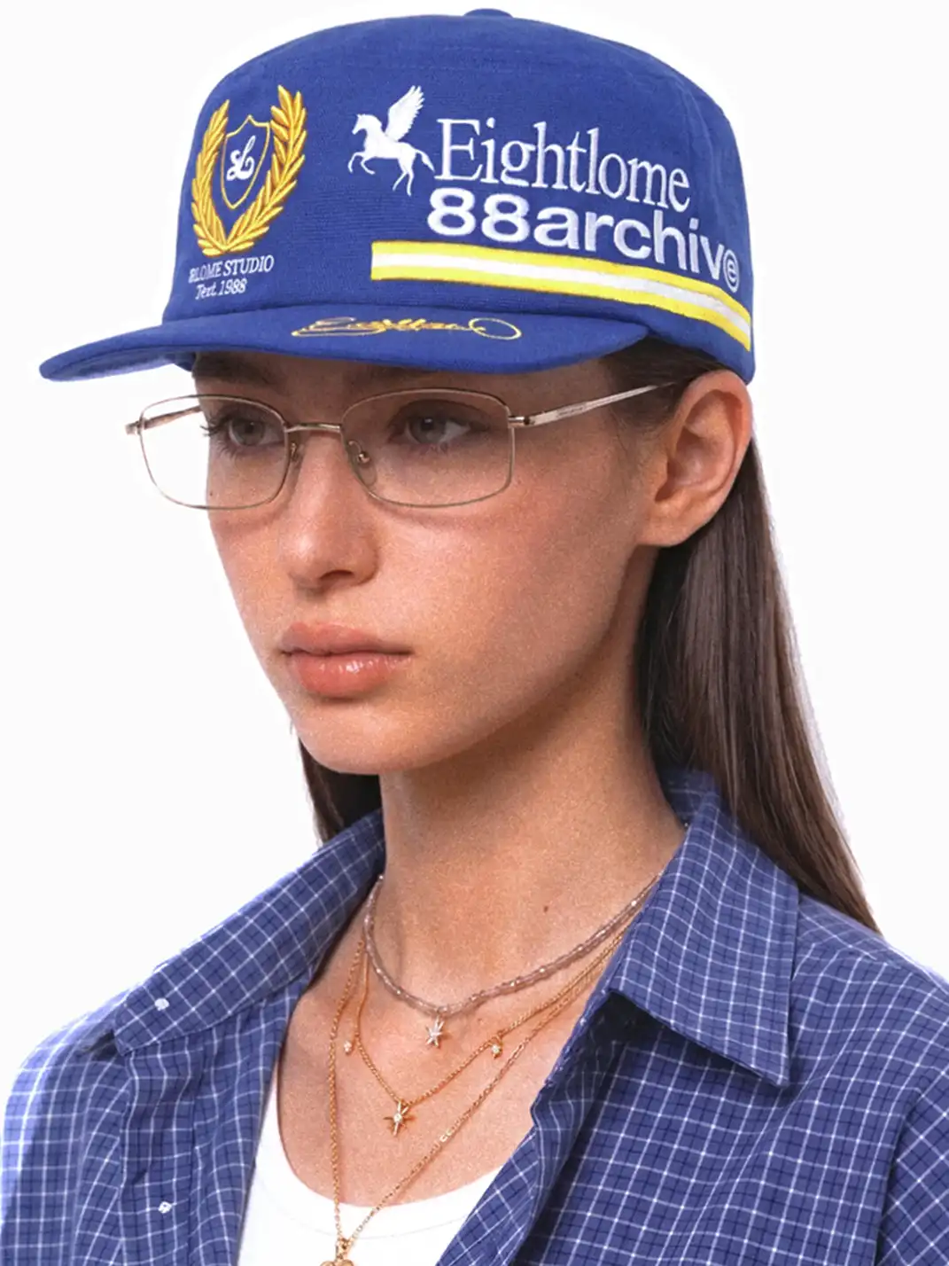 8LOME | Vintage Flat Brim Baseball Cap