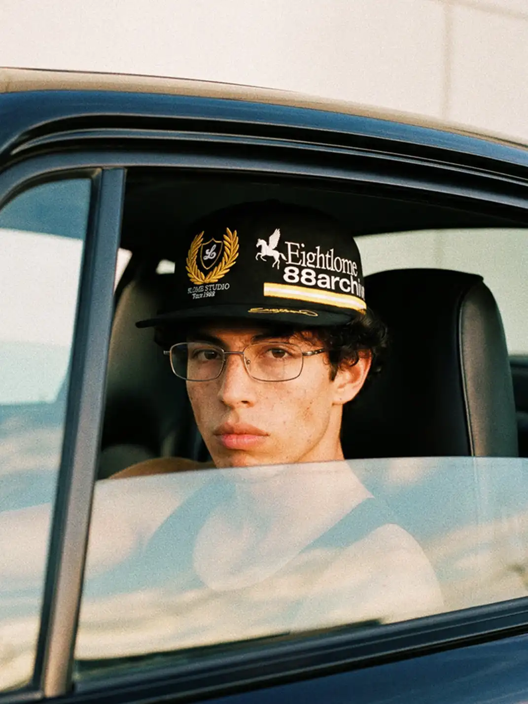 8LOME | Vintage Flat Brim Baseball Cap