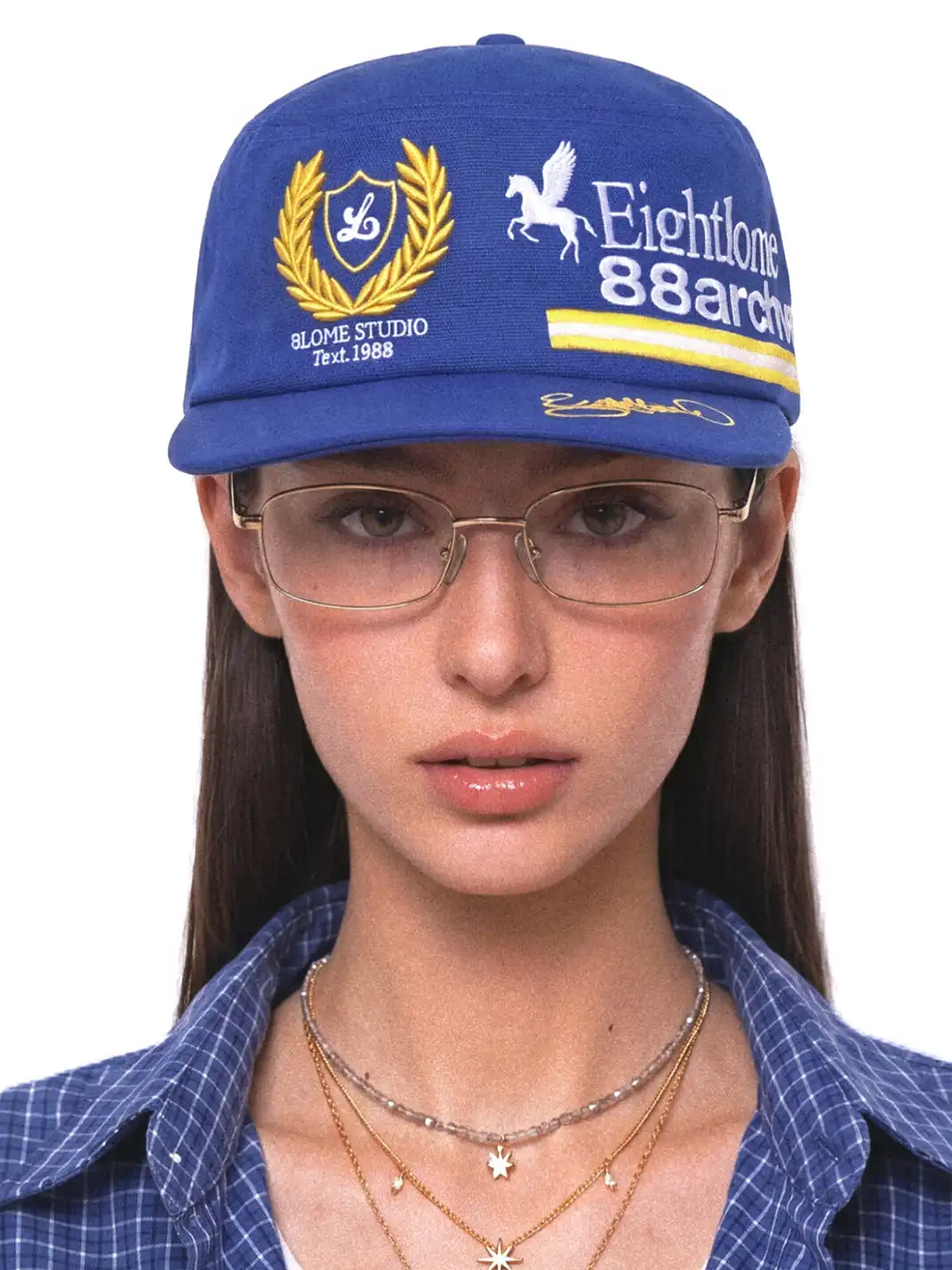 8LOME | Vintage Flat Brim Baseball Cap