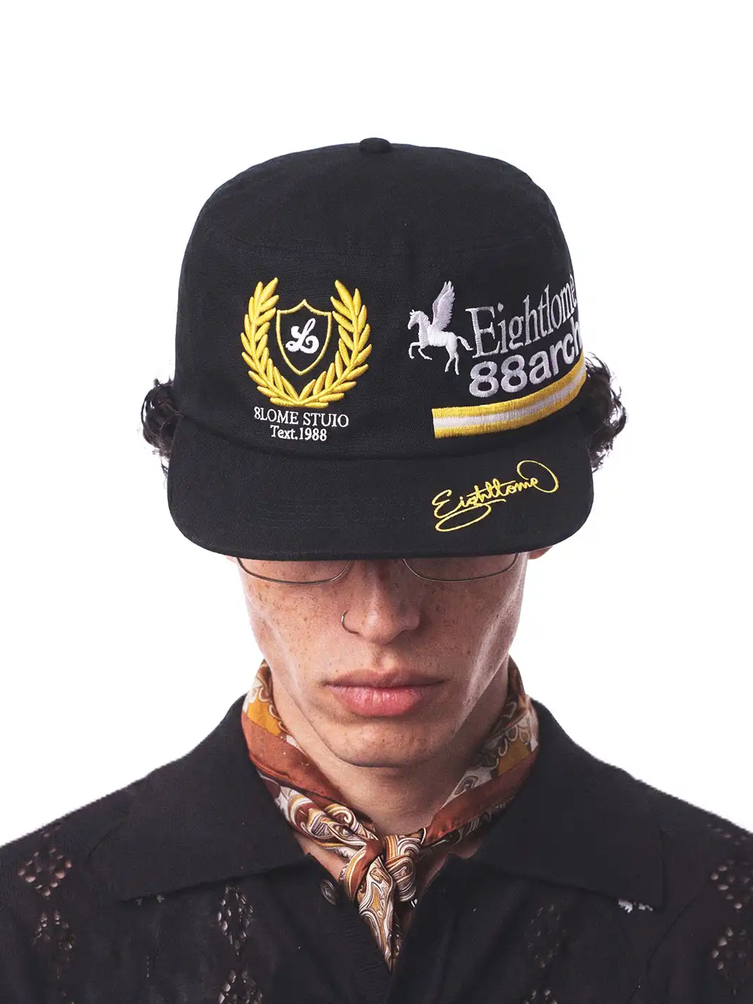 8LOME | Vintage Flat Brim Baseball Cap