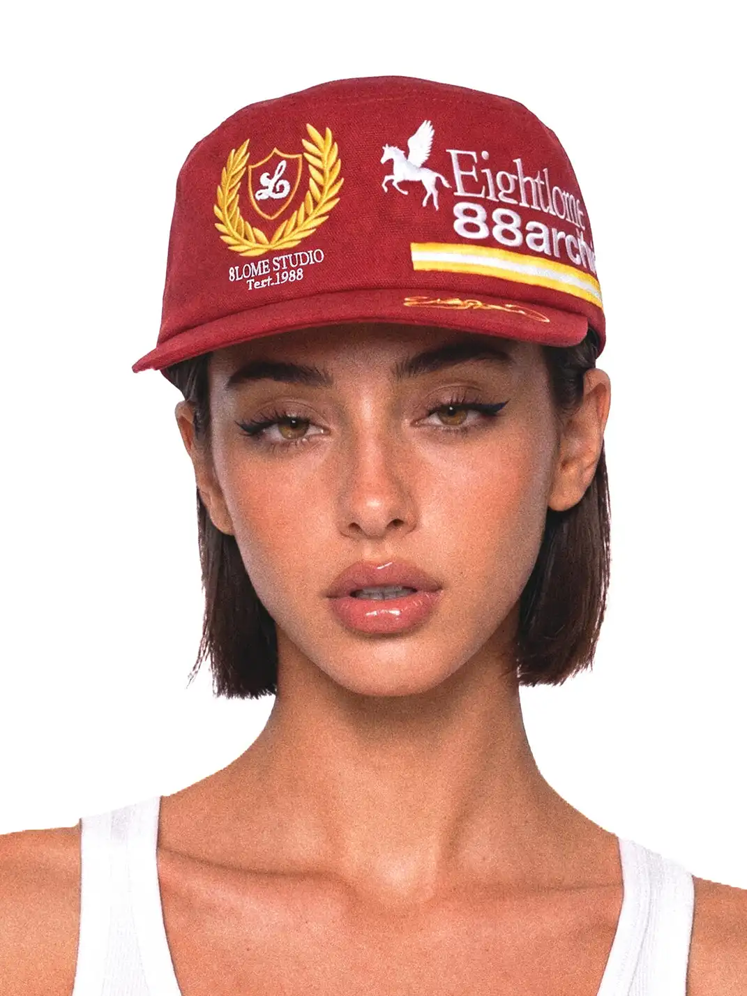 8LOME | Vintage Flat Brim Baseball Cap