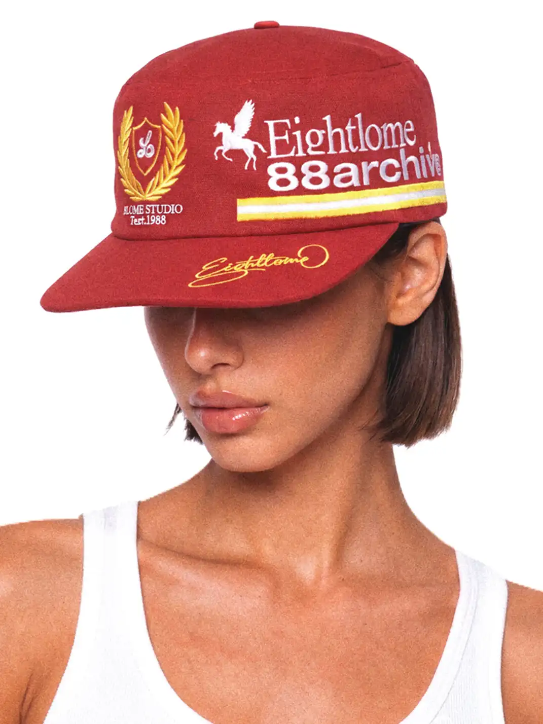 8LOME | Vintage Flat Brim Baseball Cap