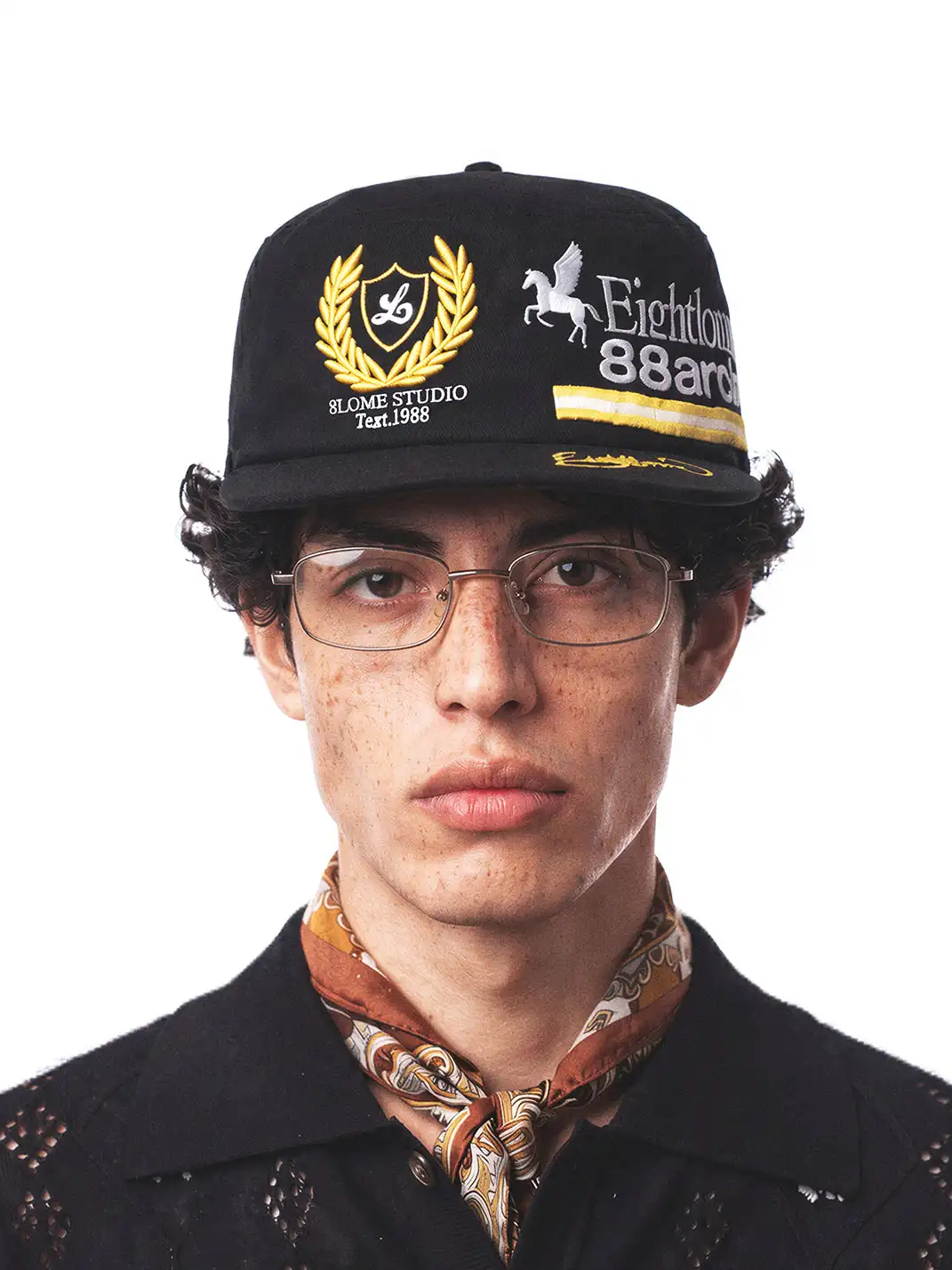 8LOME | Vintage Flat Brim Baseball Cap