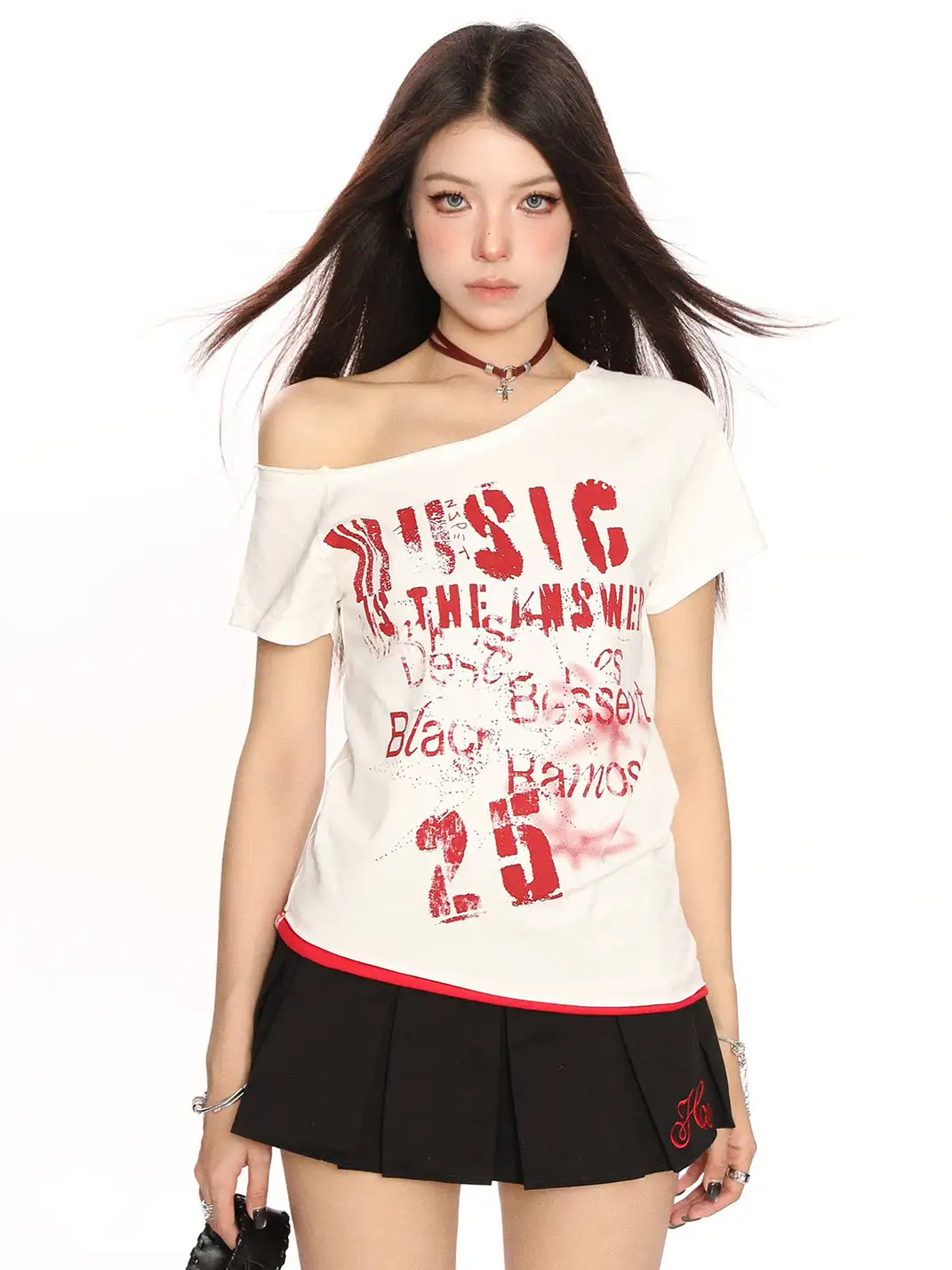 BIGGOLD | Wasteland Style One-Shoulder T-Shirt