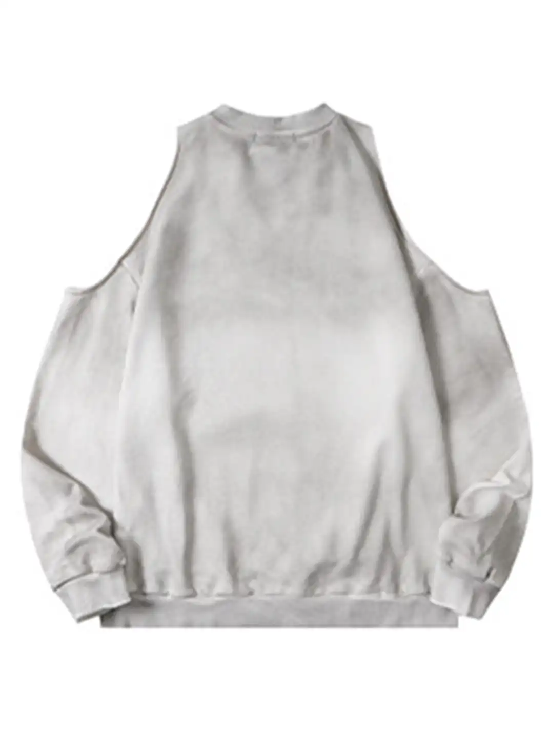 BIGGOLD | Spider Graffiti Off-Shoulder Long Sleeve Top