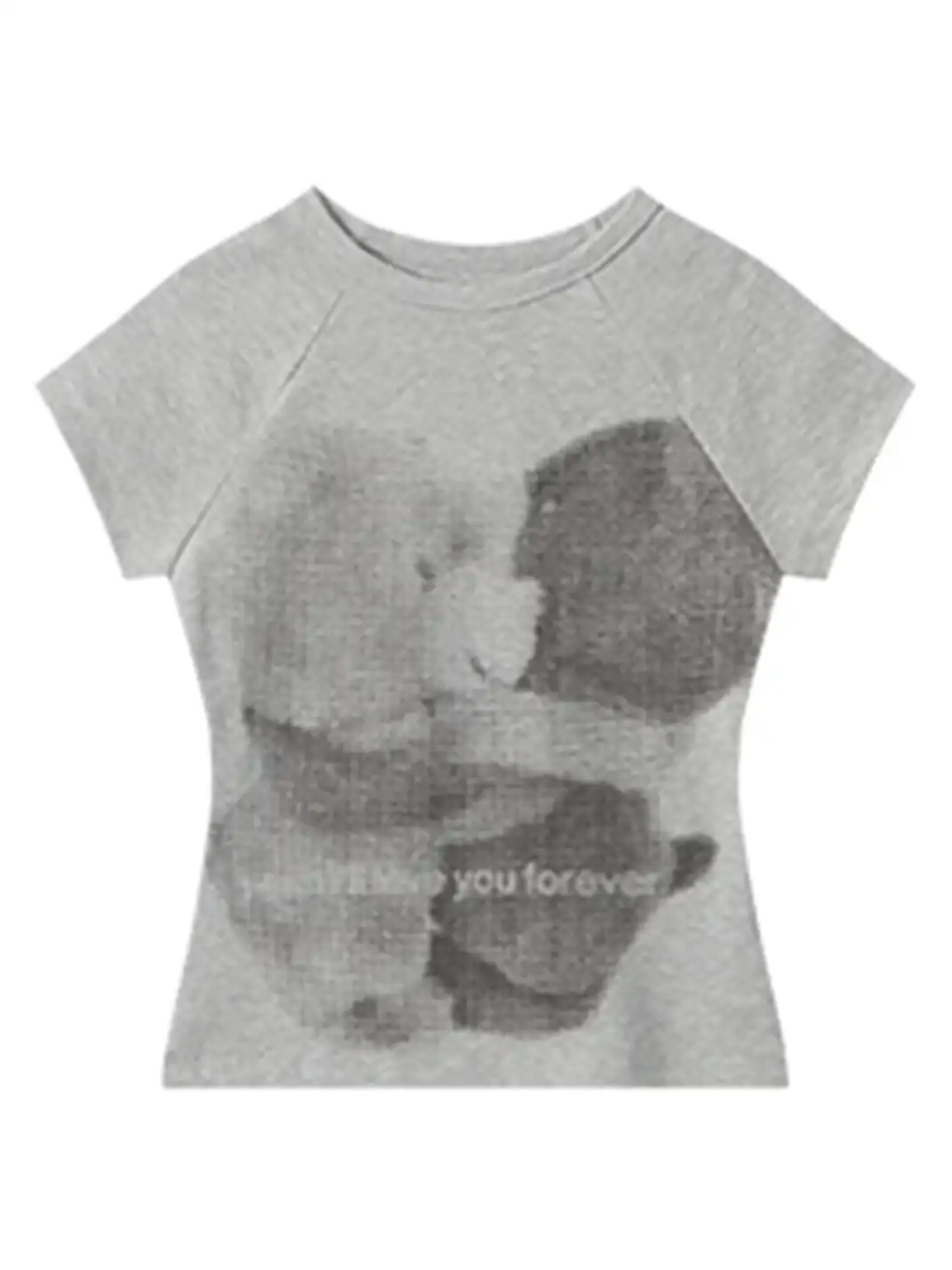 BIGGOLD | Bear Print Slim Fit T-Shirt