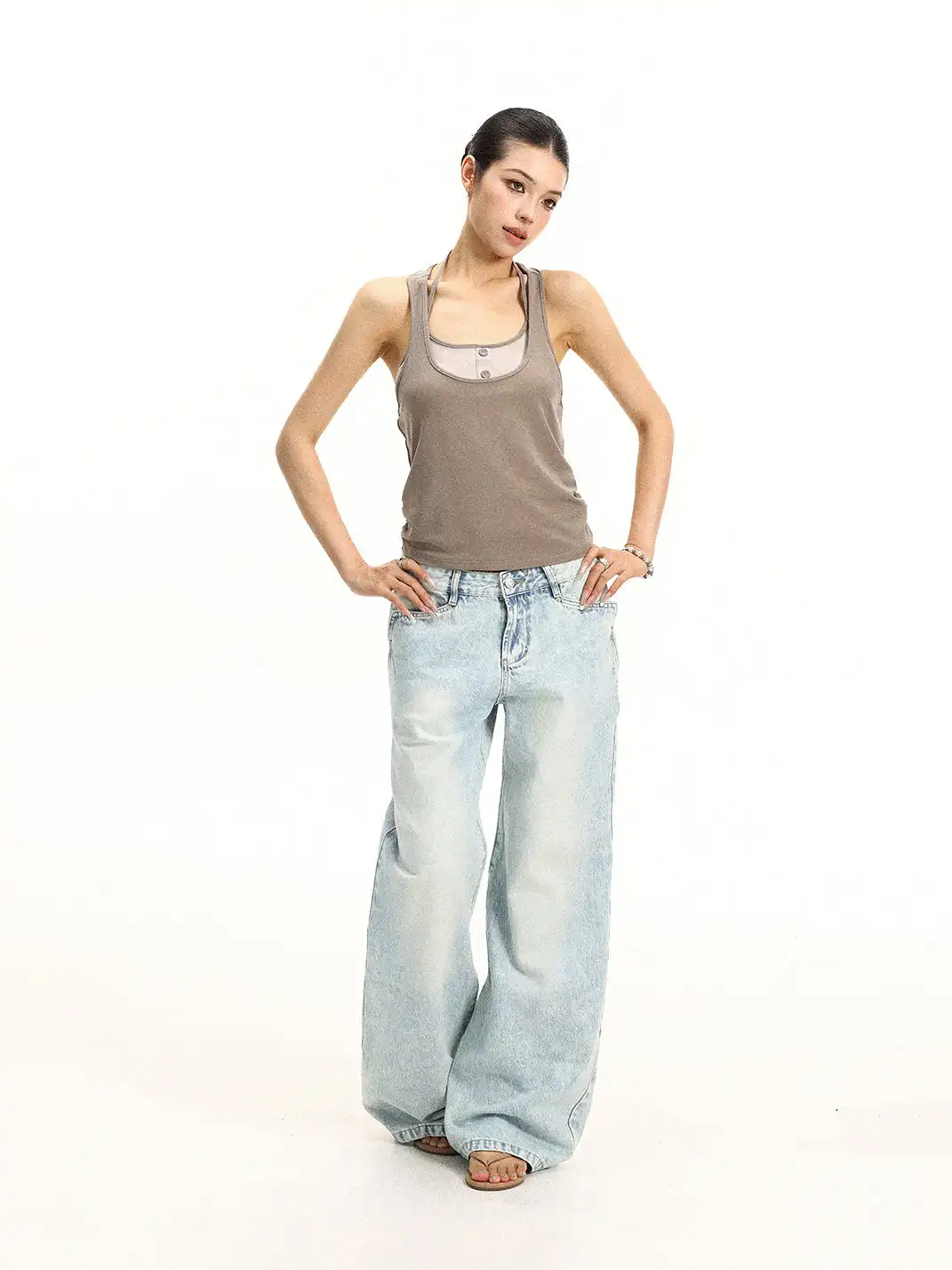 BIGGOLD | Halter Camisole Two-Piece Set