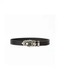 DETW | Embossed 3D Texture Split Leather Belt