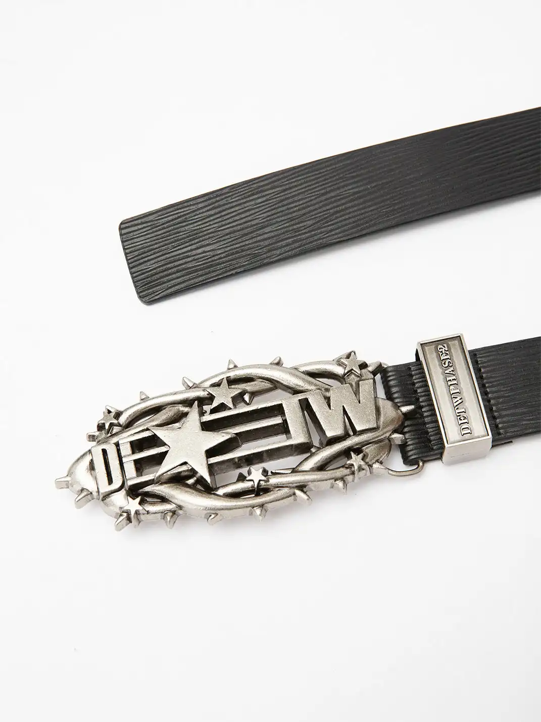DETW | Embossed 3D Texture Split Leather Belt