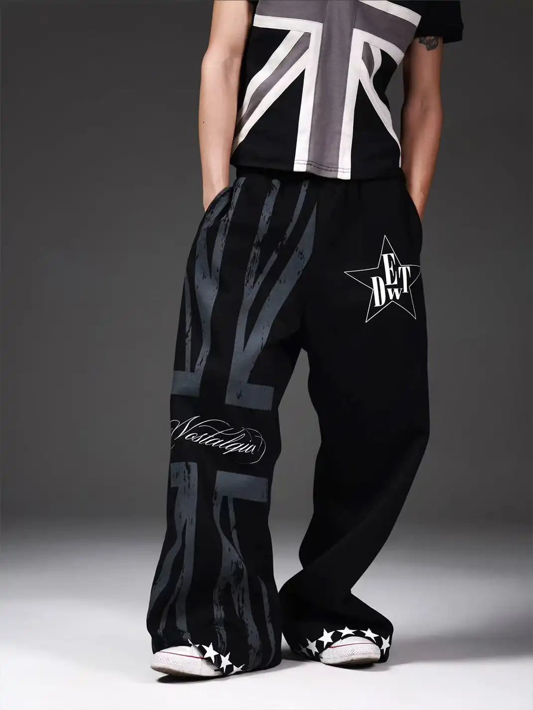 DETW | Union Jack Printed Sweatpants