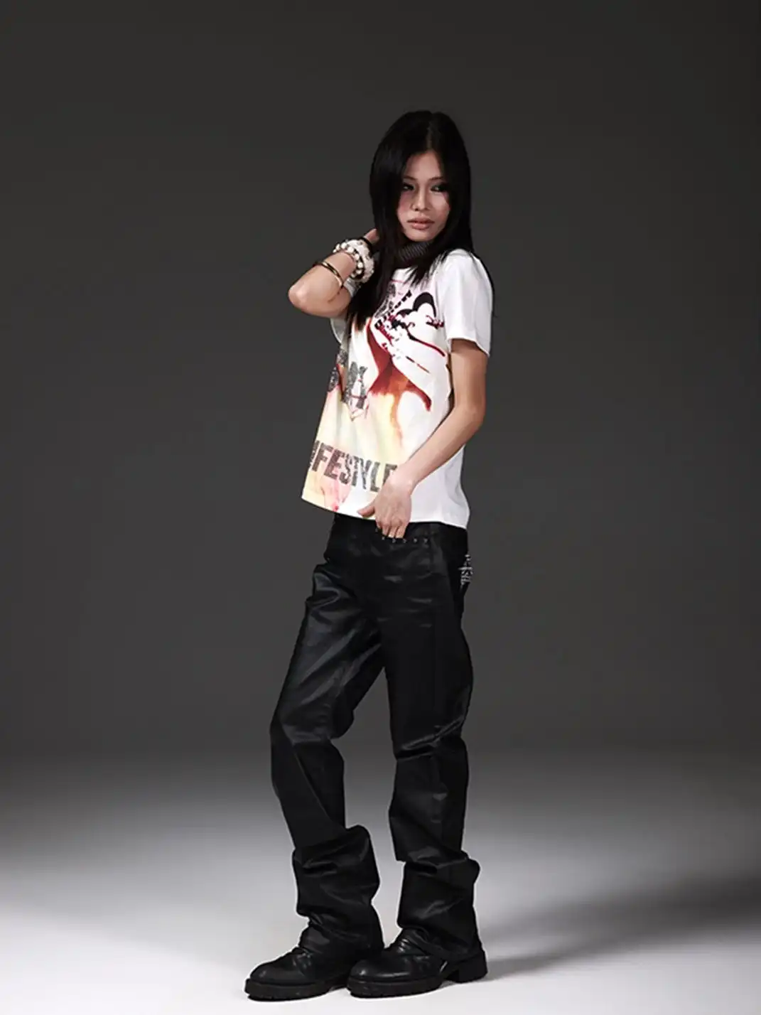 DETW | Portrait Digital Printed Rhinestone T-Shirt