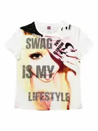 DETW | Portrait Digital Printed Rhinestone T-Shirt