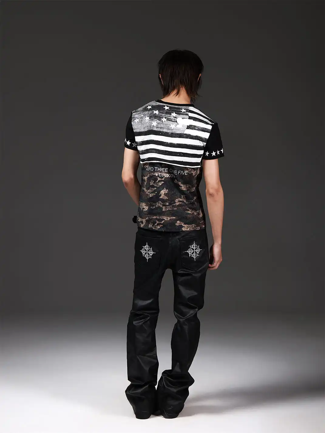 DETW | Camouflage Broken Dirty Dye Printed T-Shirt