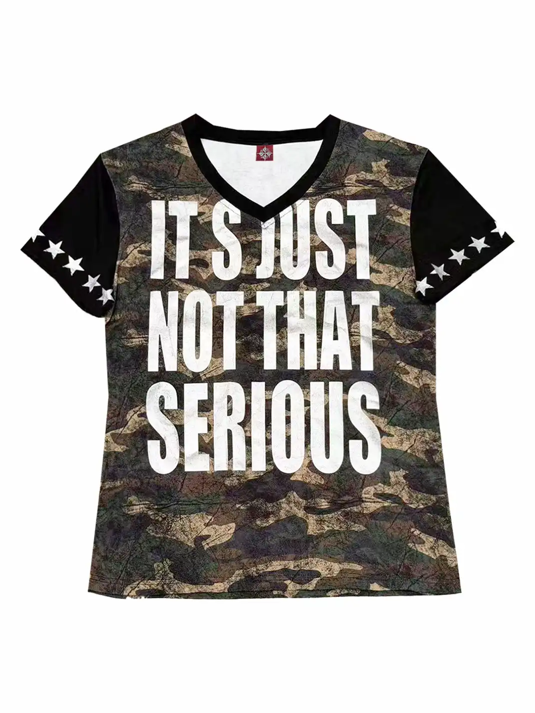 DETW | Camouflage Broken Dirty Dye Printed T-Shirt