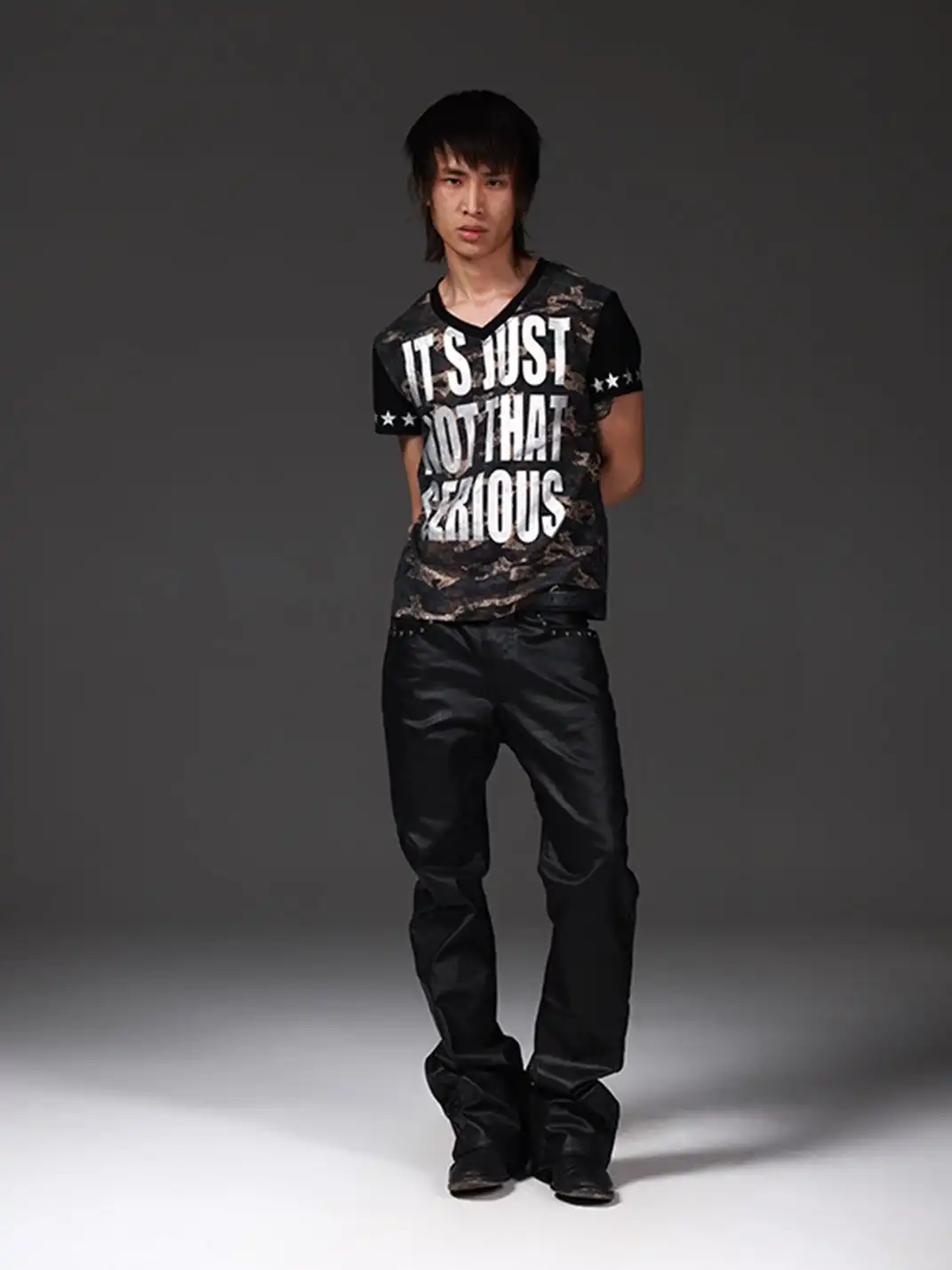 DETW | Camouflage Broken Dirty Dye Printed T-Shirt