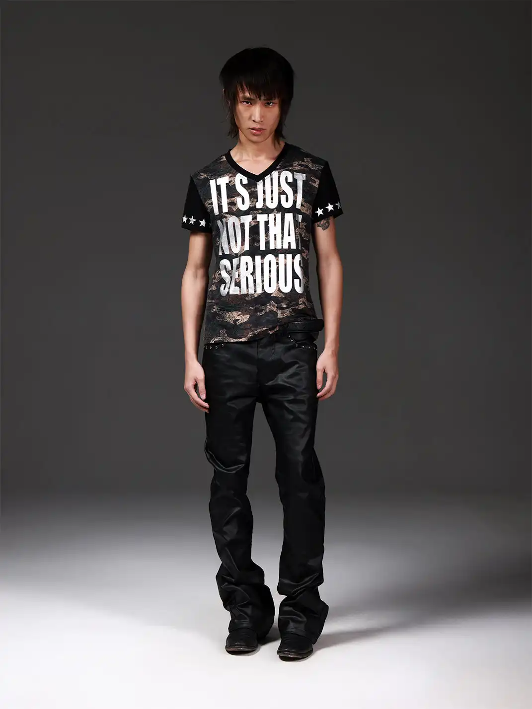 DETW | Camouflage Broken Dirty Dye Printed T-Shirt