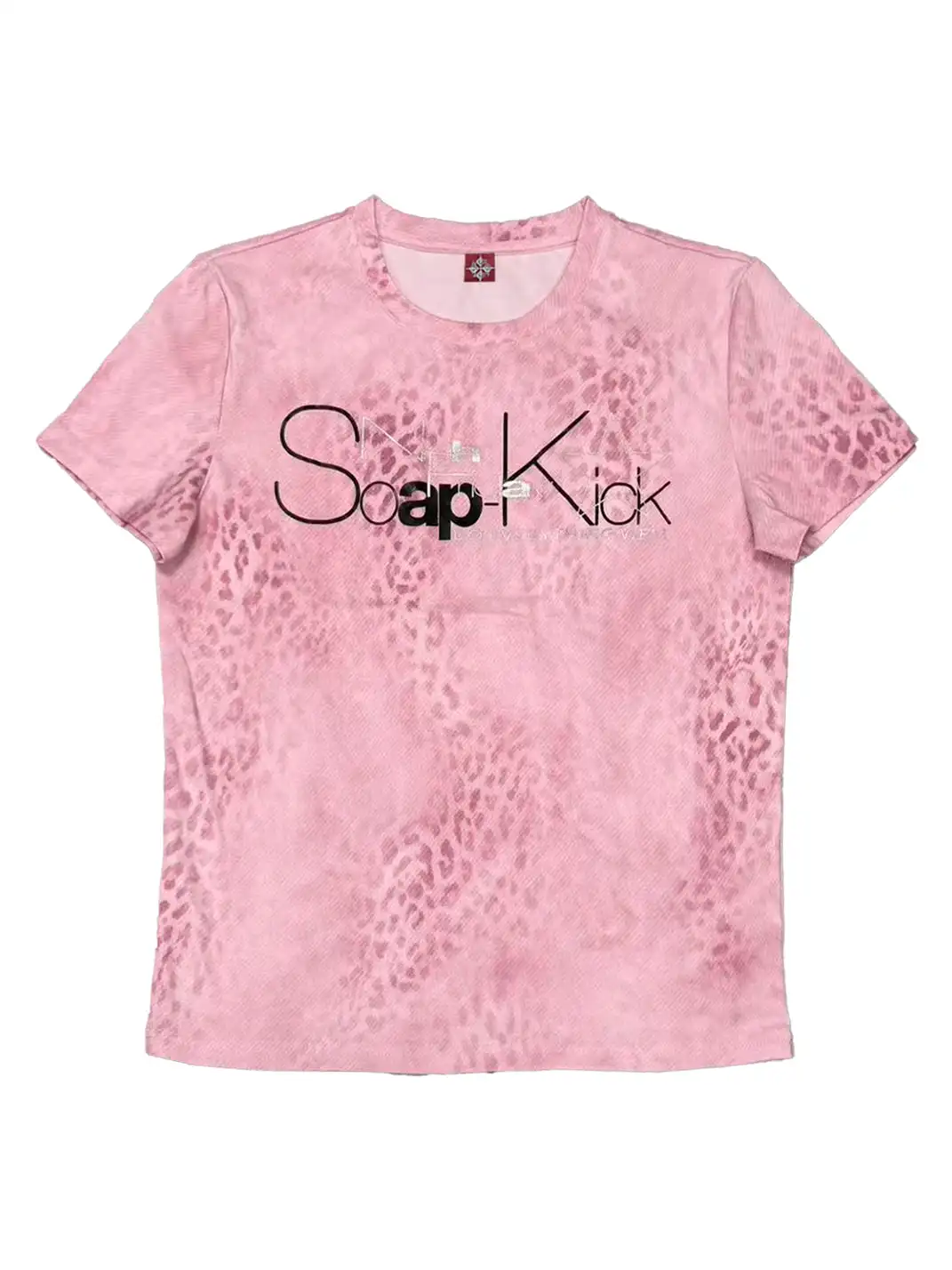DETW | Leopard Print Slogan T-Shirt