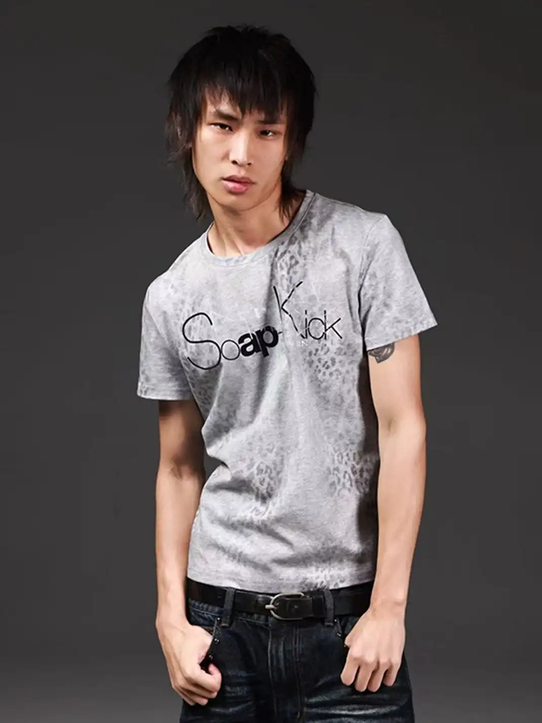 DETW | Leopard Print Slogan T-Shirt