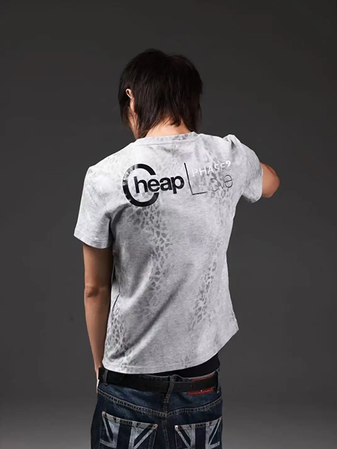 DETW | Leopard Print Slogan T-Shirt